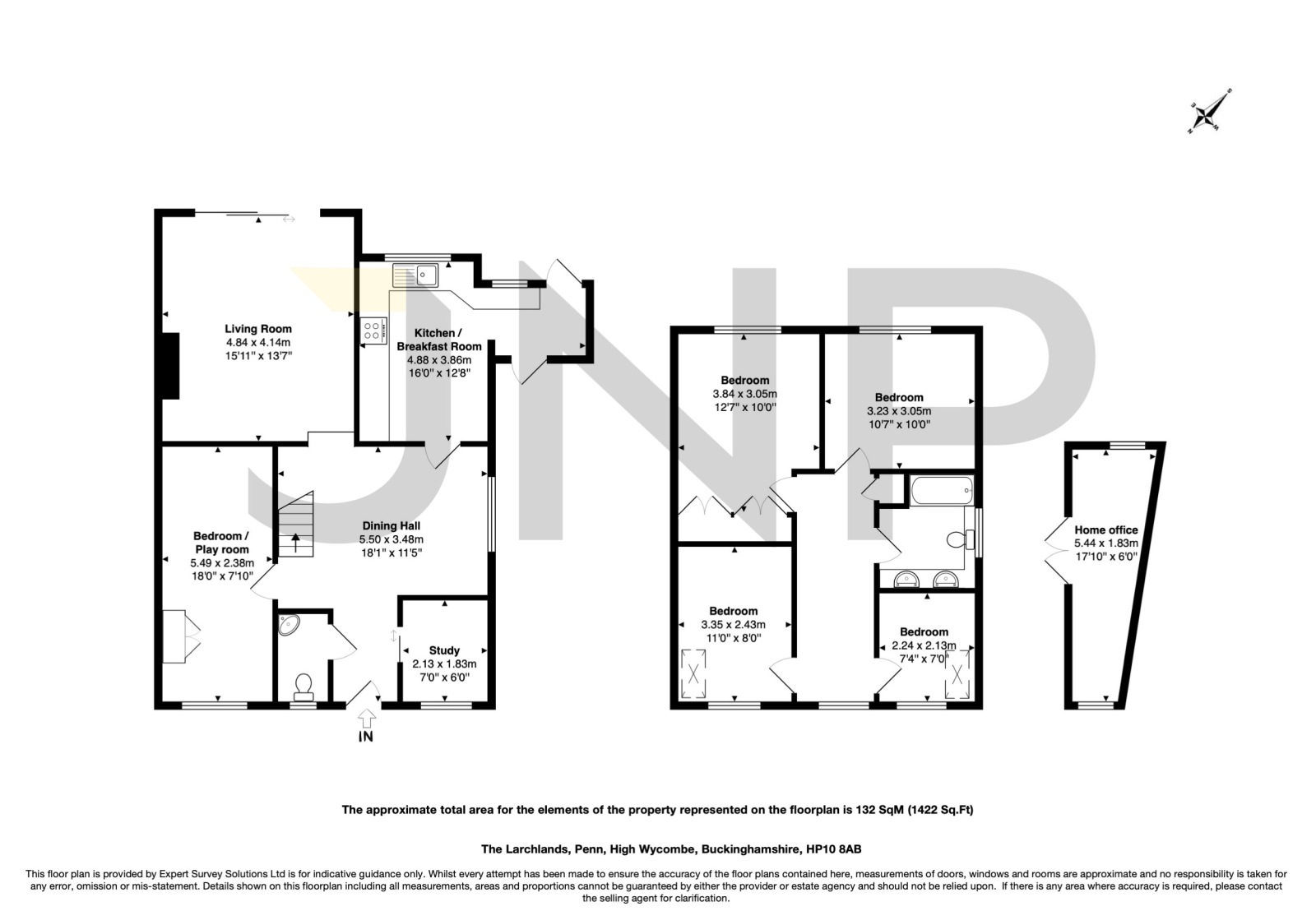 16, The Larchlands, High Wycombe floorplan