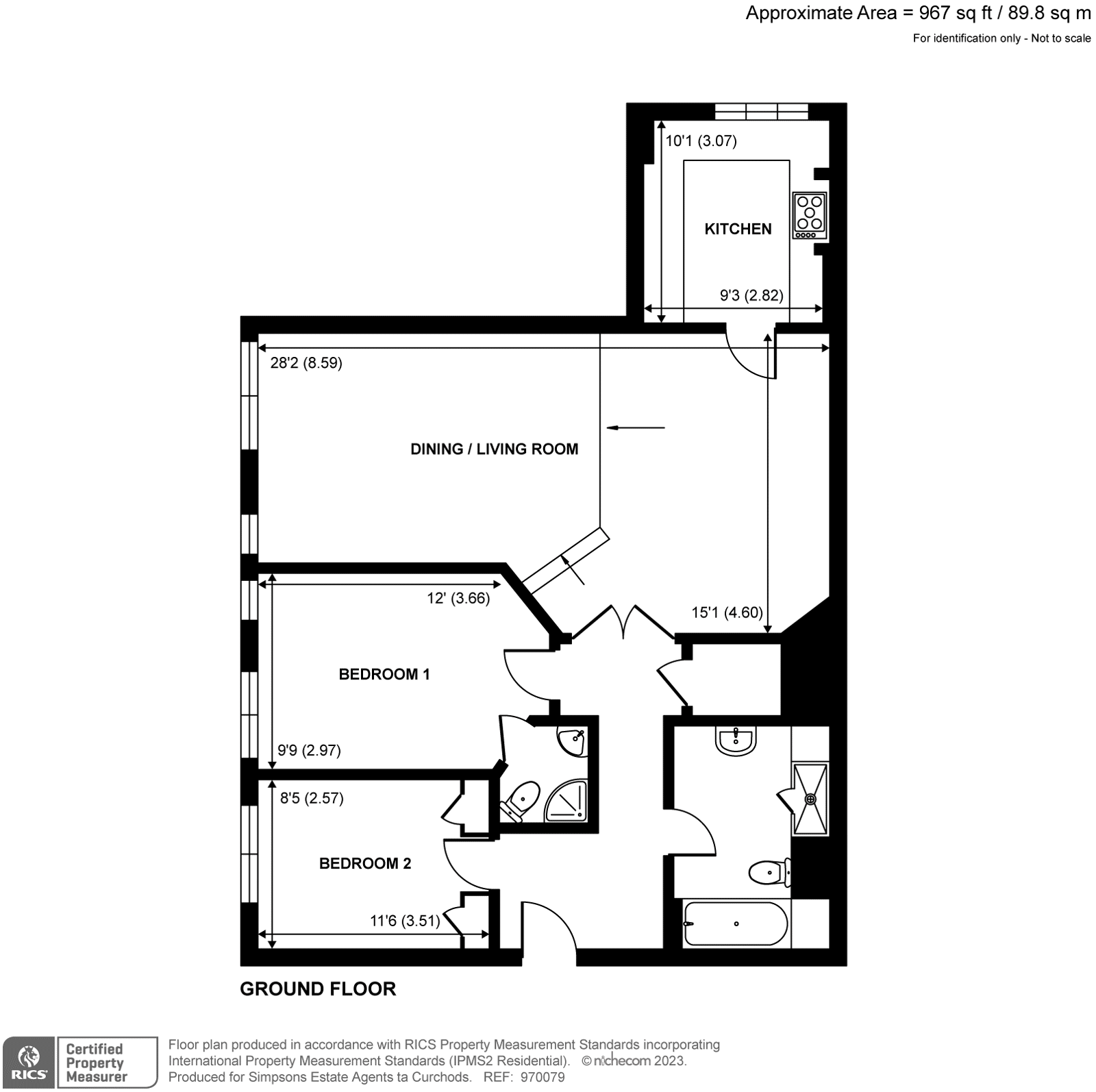 2 Laleham House,, Laleham Abbey, Staines-Upon-Thames floorplan