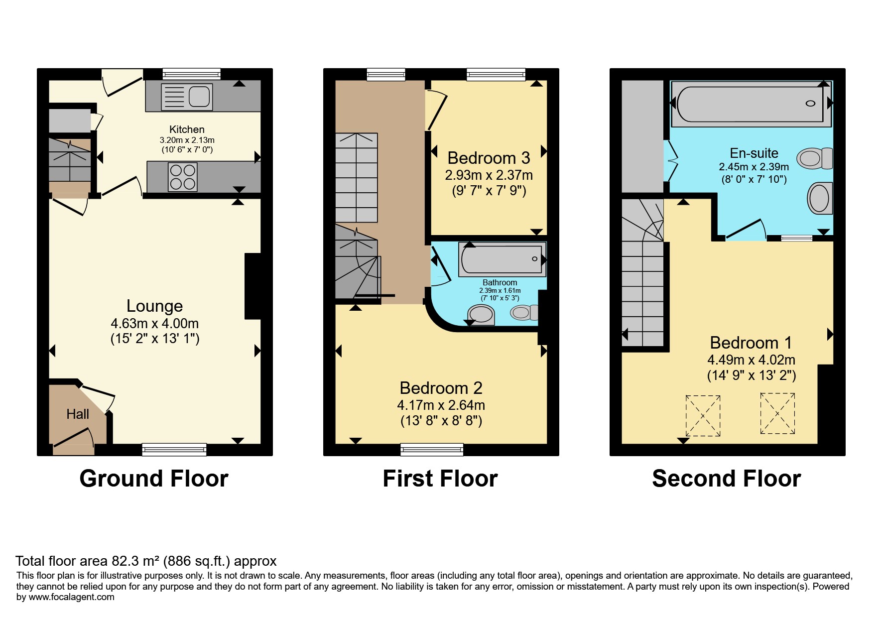 6, Willow View, Sowerby Bridge floorplan