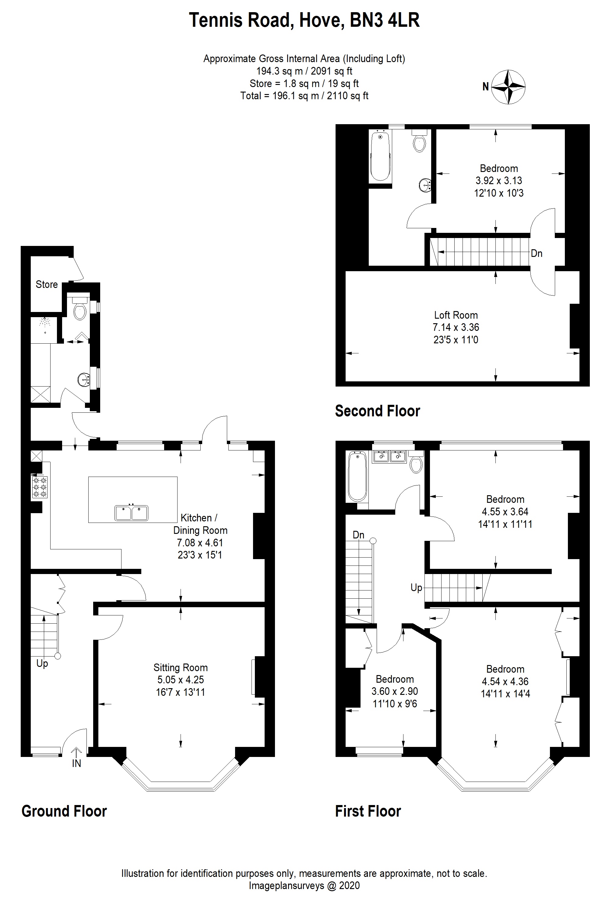 4 bed terraced house for sale in Tennis Road, Hove BN3 Zoopla