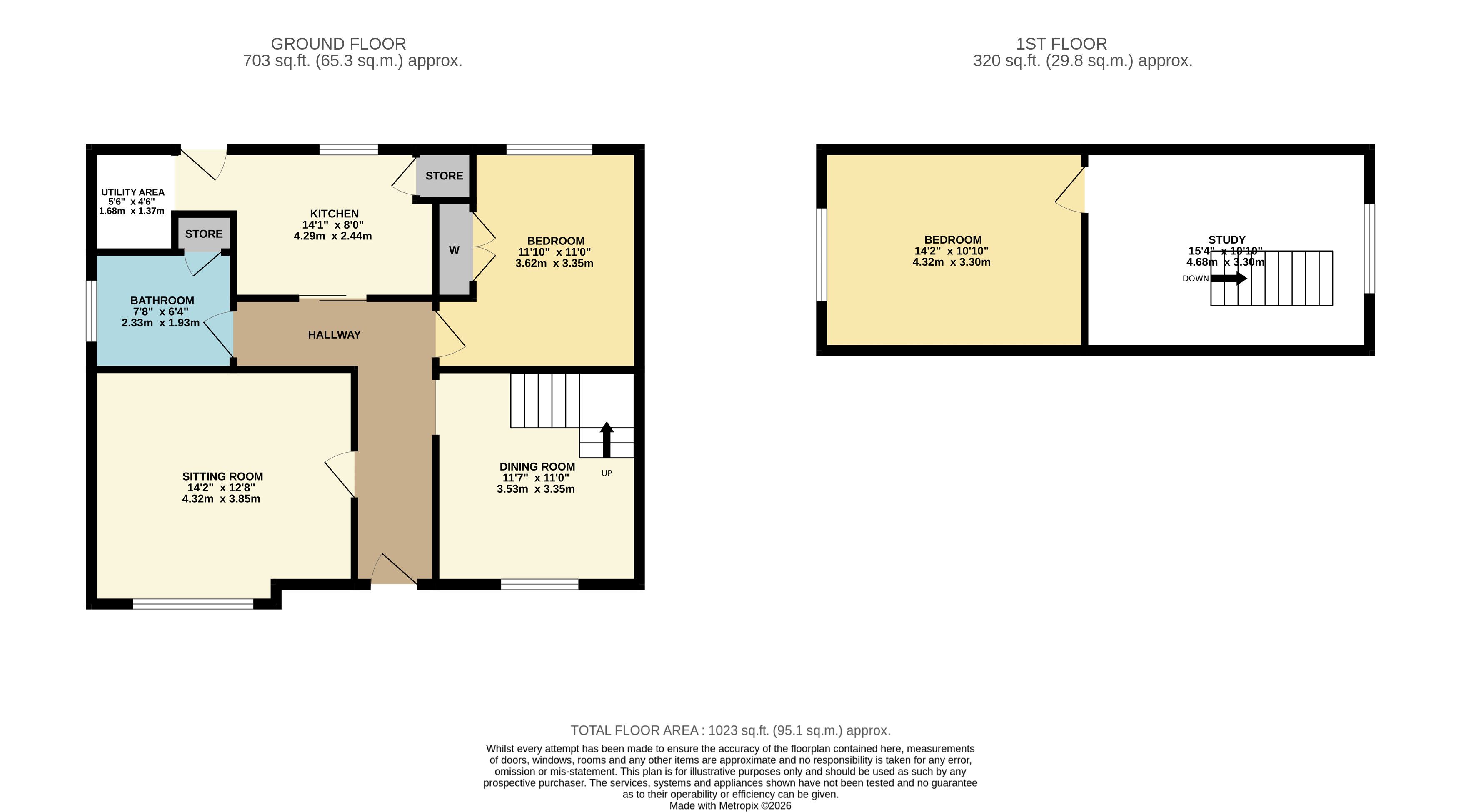 Chapel Lane, Middleton by Wirksworth floorplan
