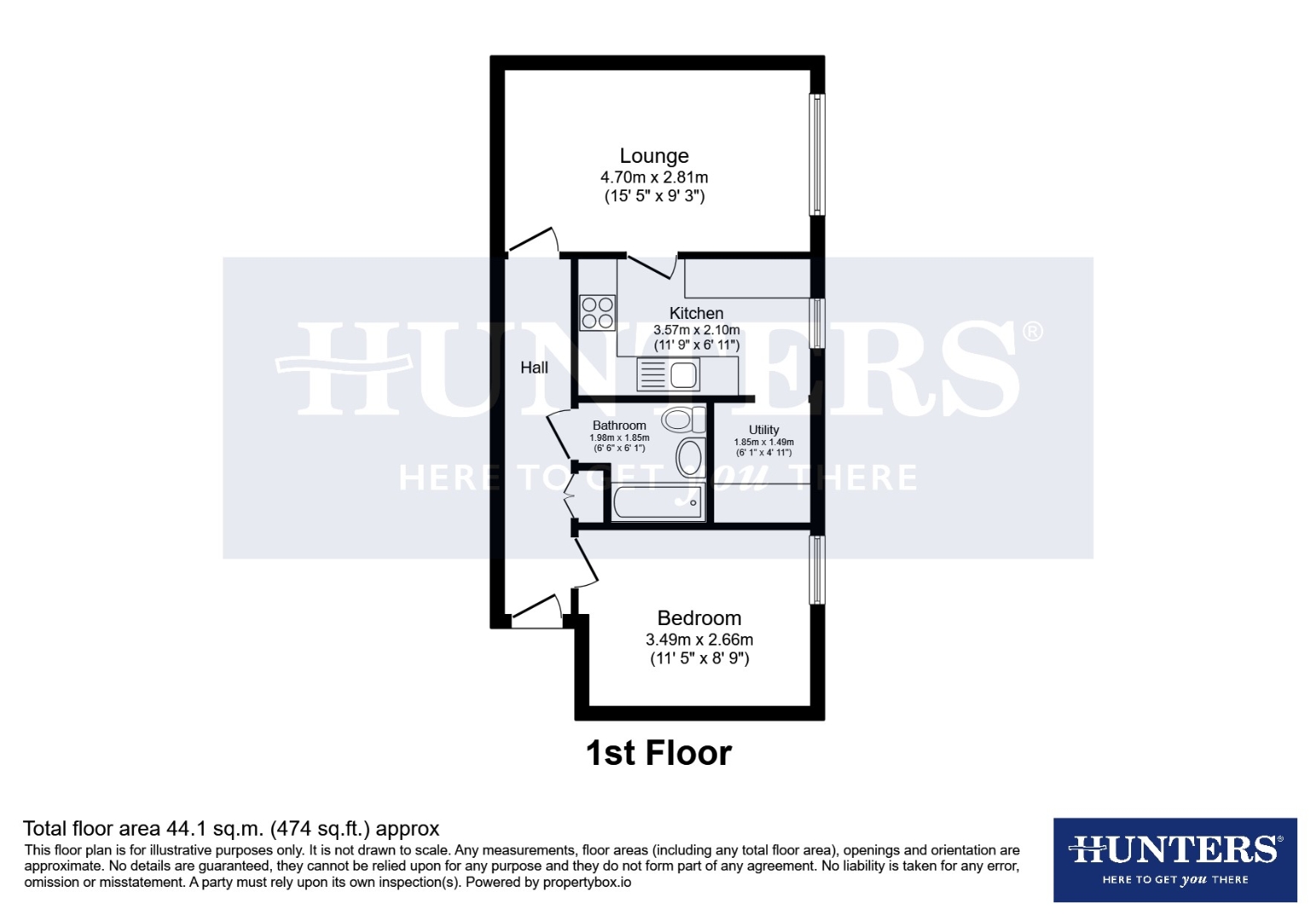 56, Norwich Drive, Harrogate floorplan