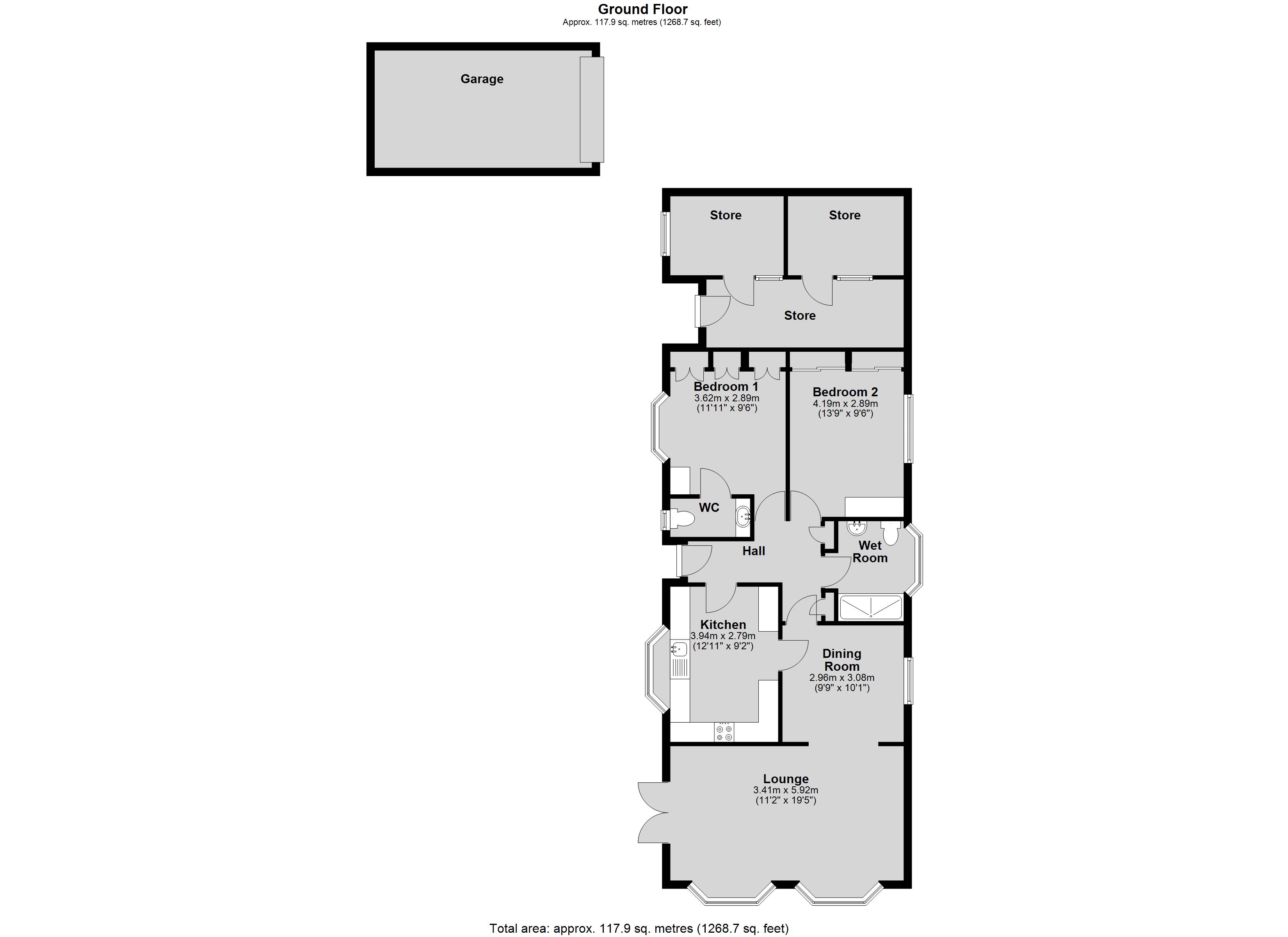 22, Acacia Avenue, the Elms, Lincoln floorplan
