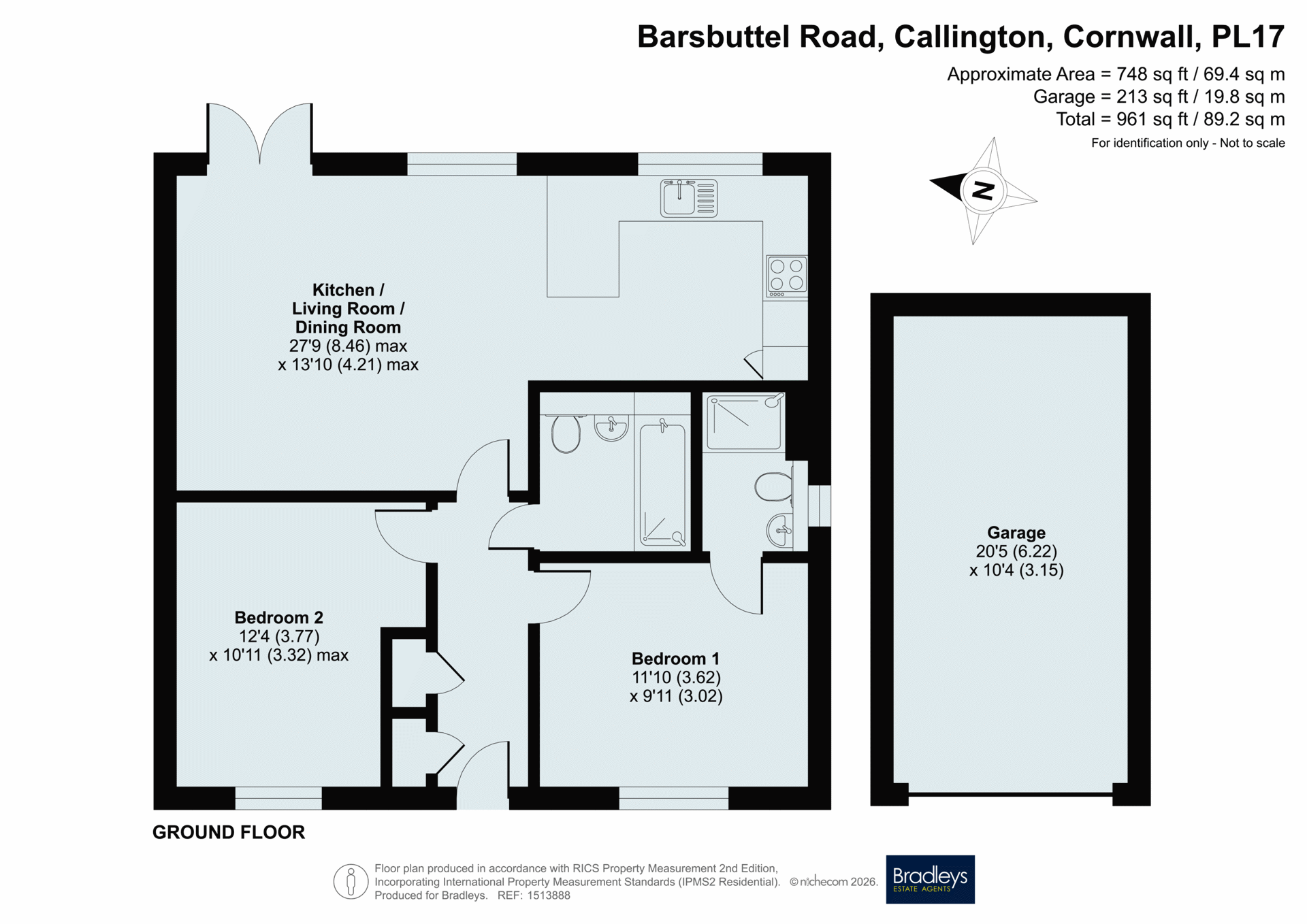 7, Barsbuttel Road, Cornwall floorplan