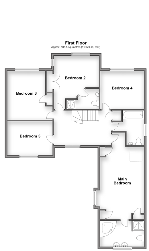 Mill Mead, Ashington floorplan