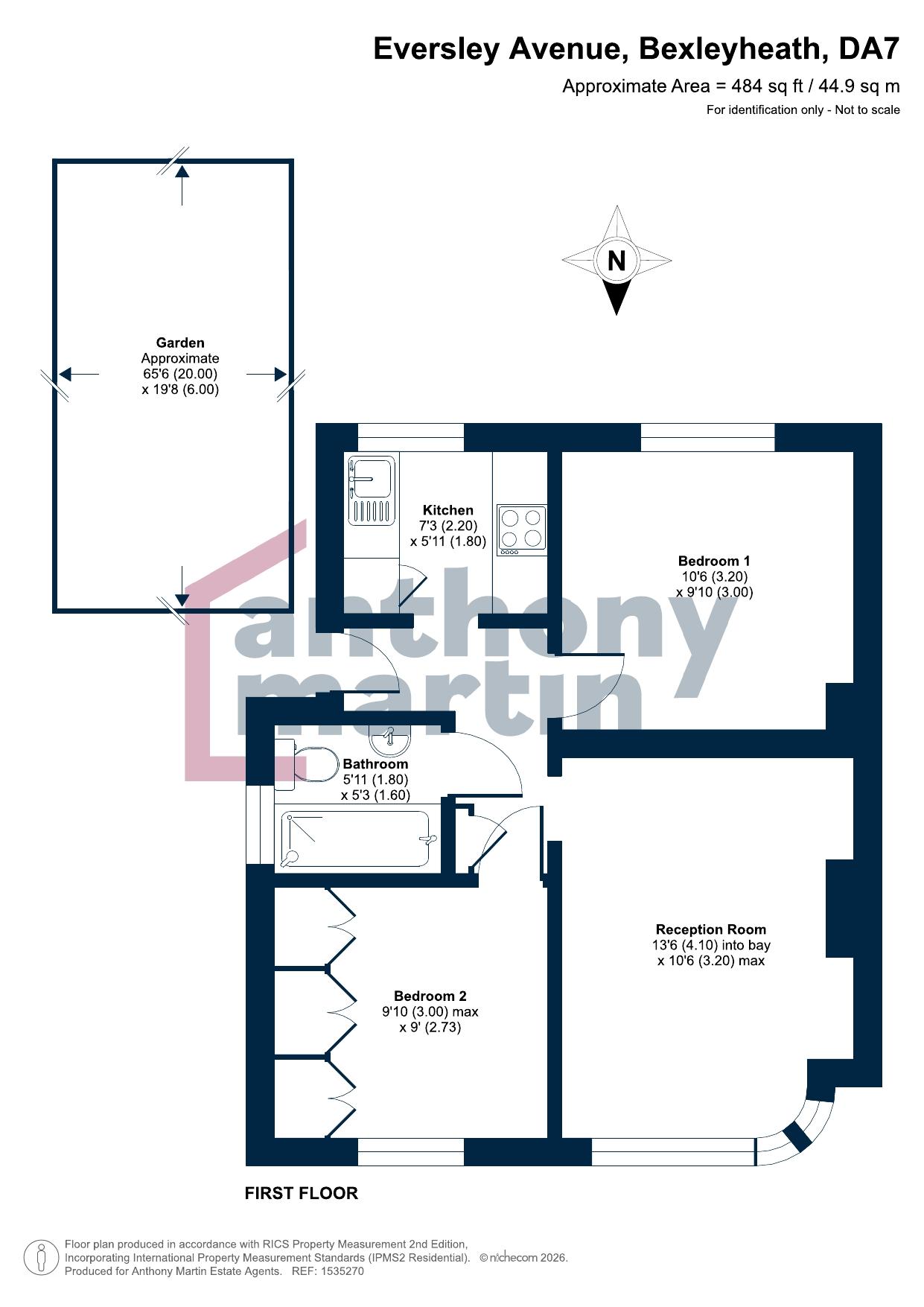 Eversley Avenue, Kent floorplan