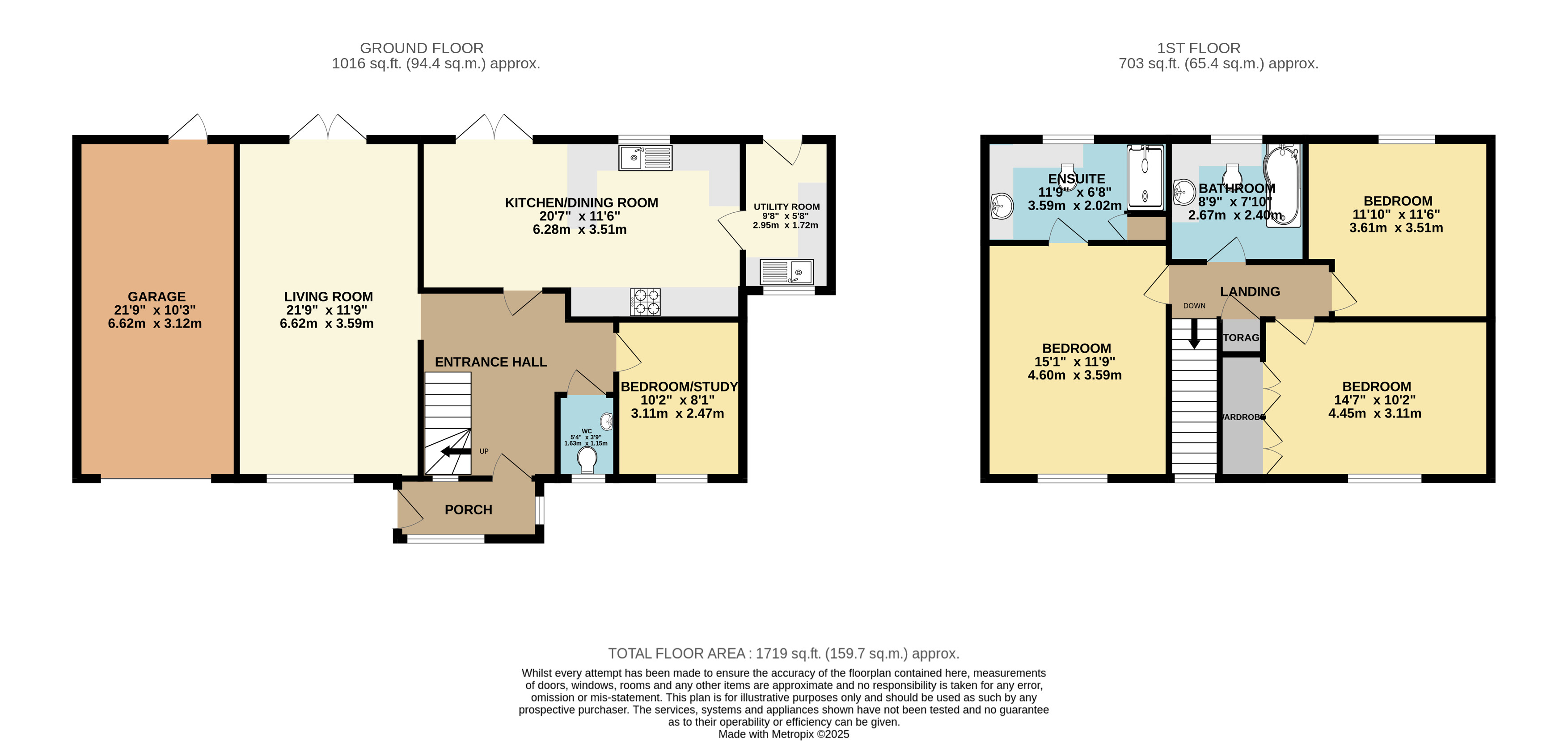 3, Acacia Drive, Westbury floorplan