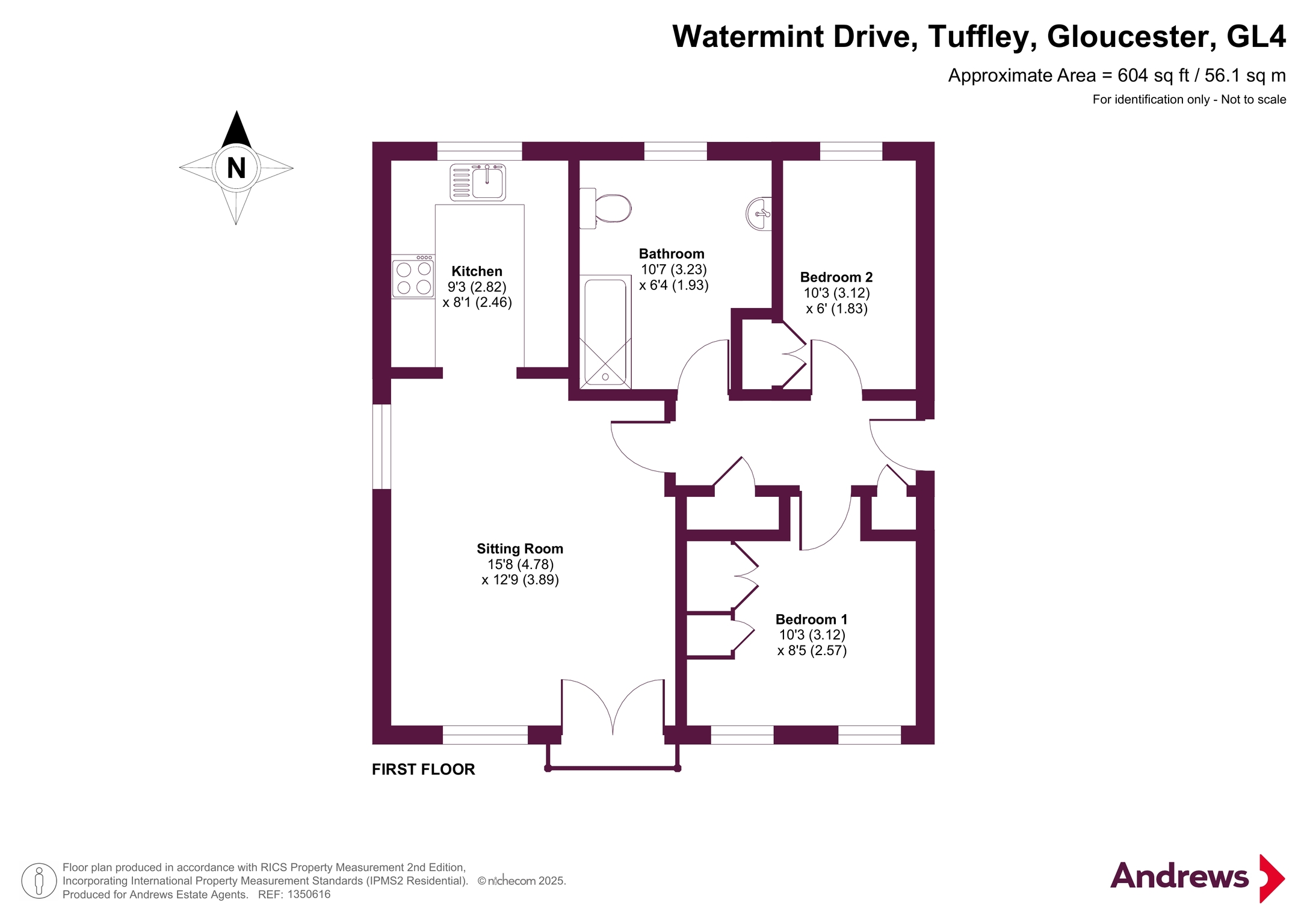 67, Watermint Drive, Gloucester floorplan