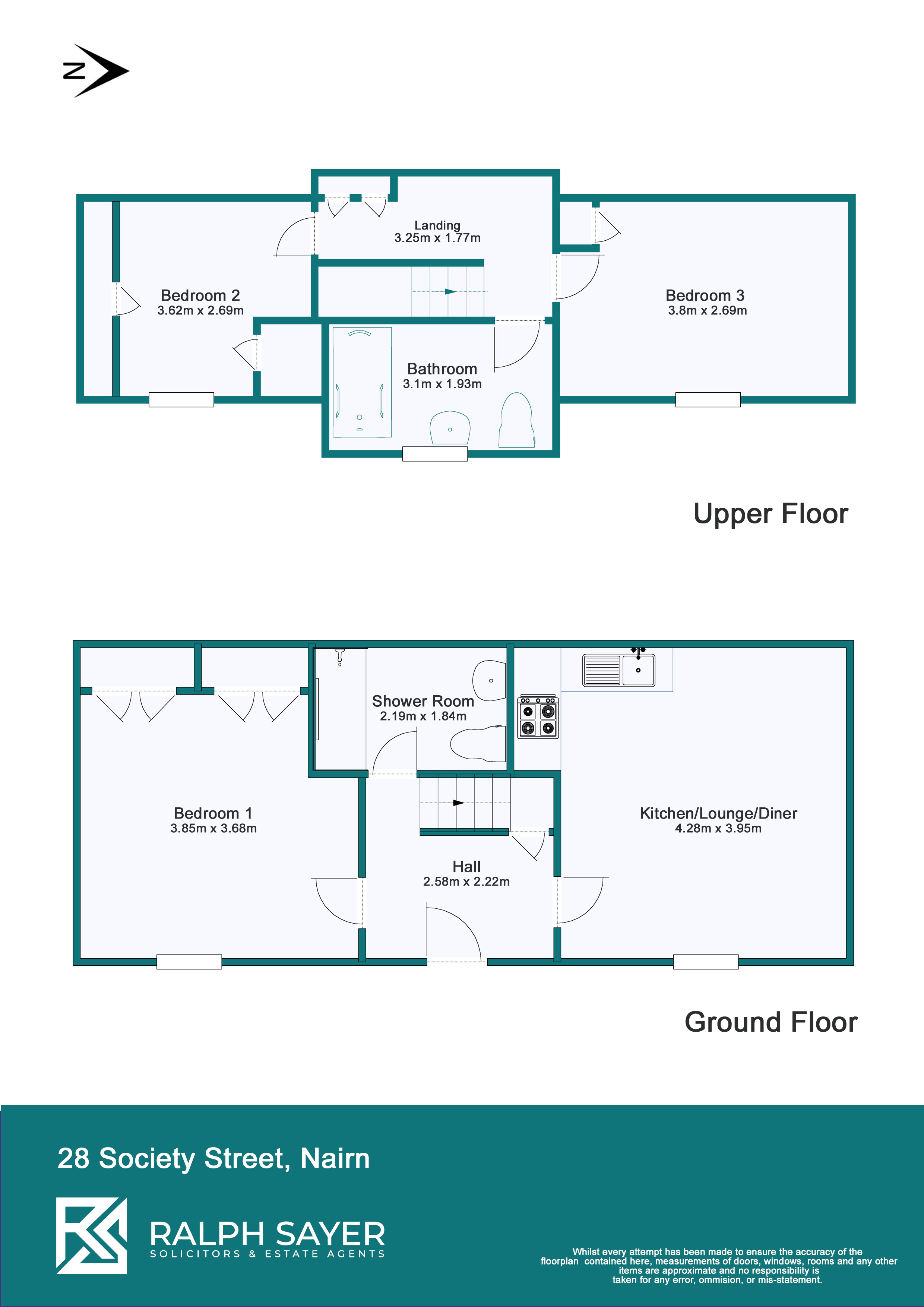 28, Society Street, Nairn floorplan