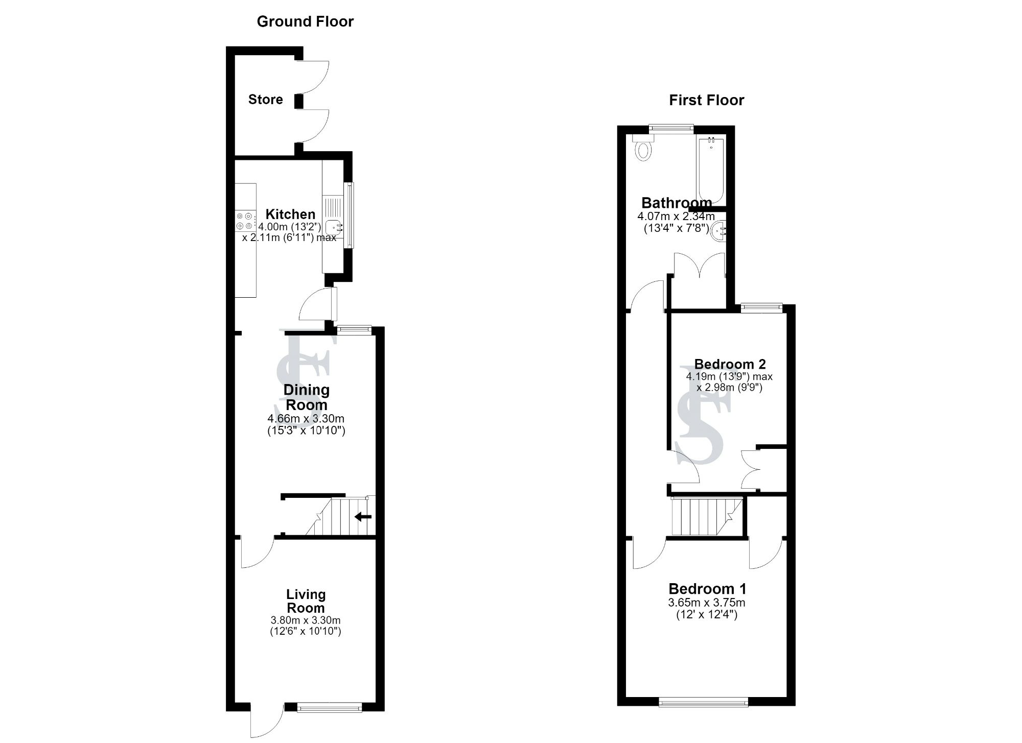 172 Pool Road, Leicester floorplan