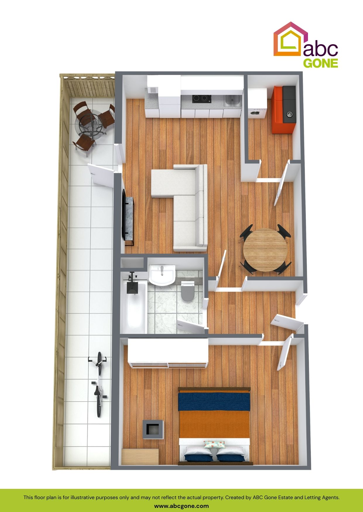 Flat 1, Dalwood House, Romford floorplan