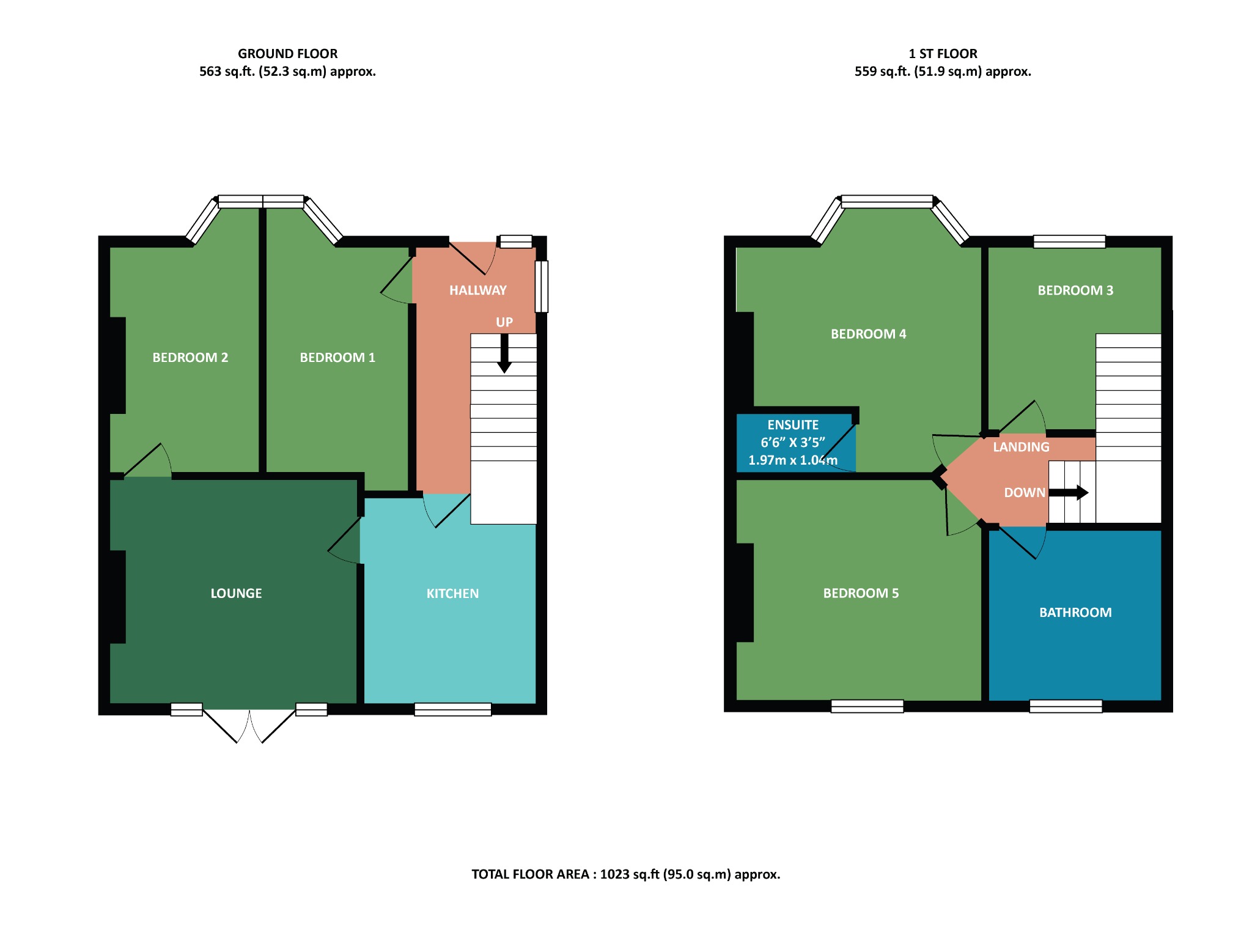 Bevendean Crescent, Brighton floorplan