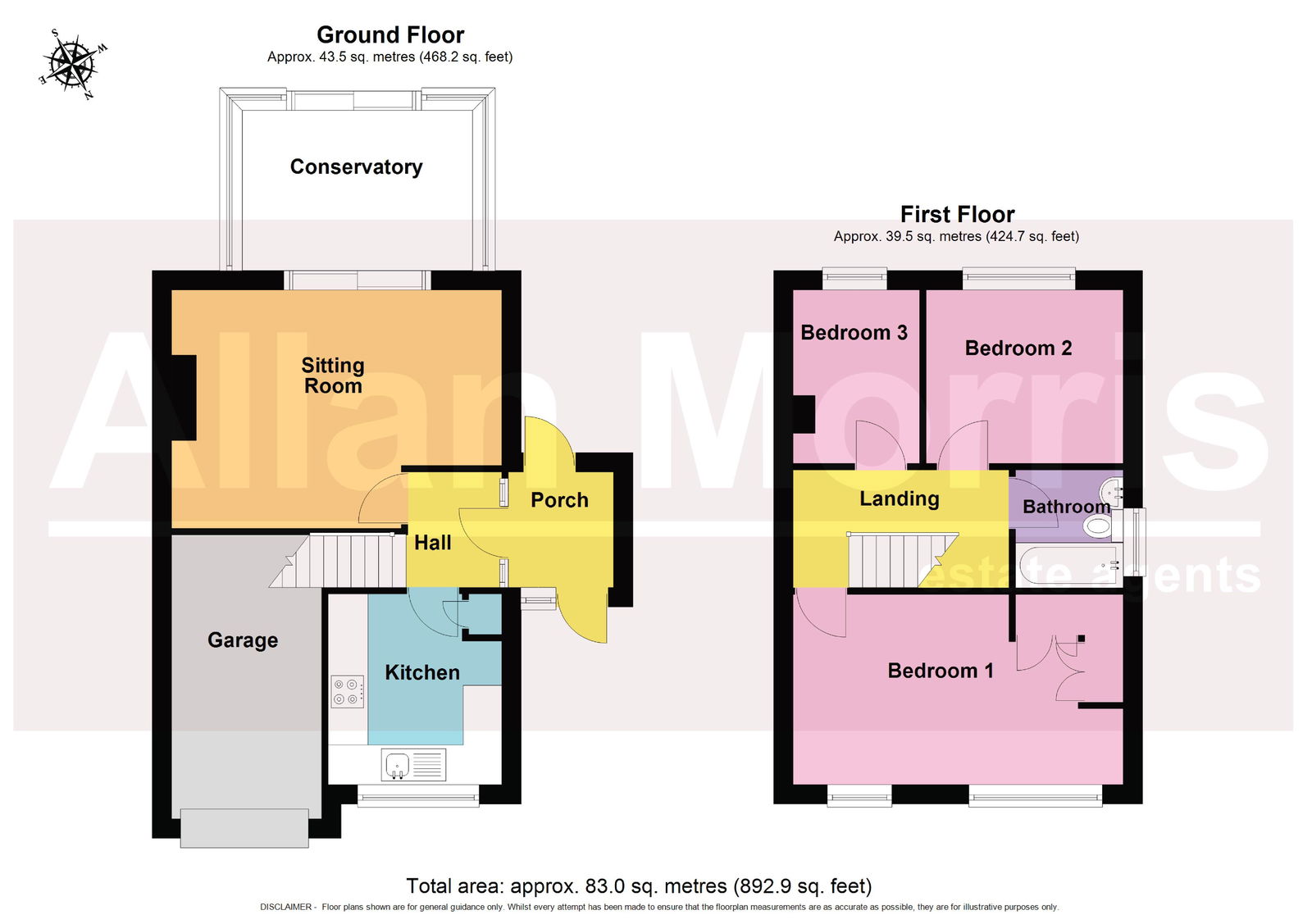 32, Manor Road, Worcester floorplan