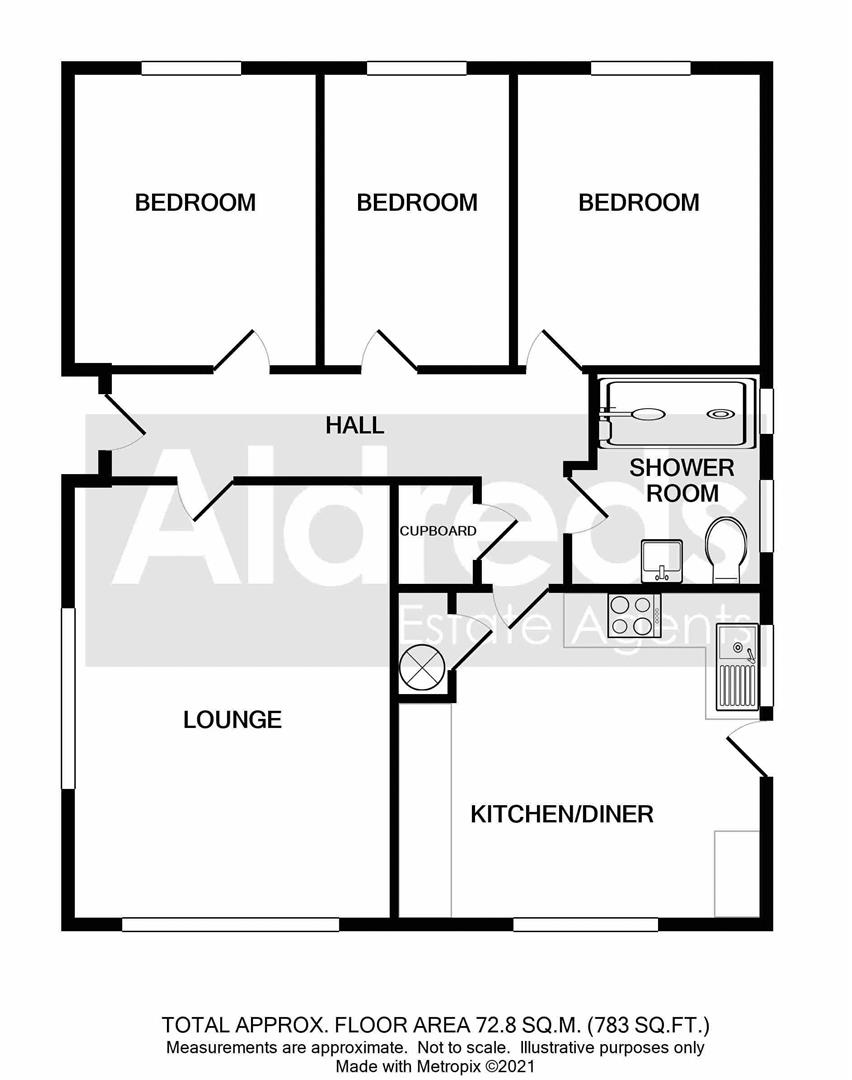 28, King Georges Avenue, Great Yarmouth floorplan