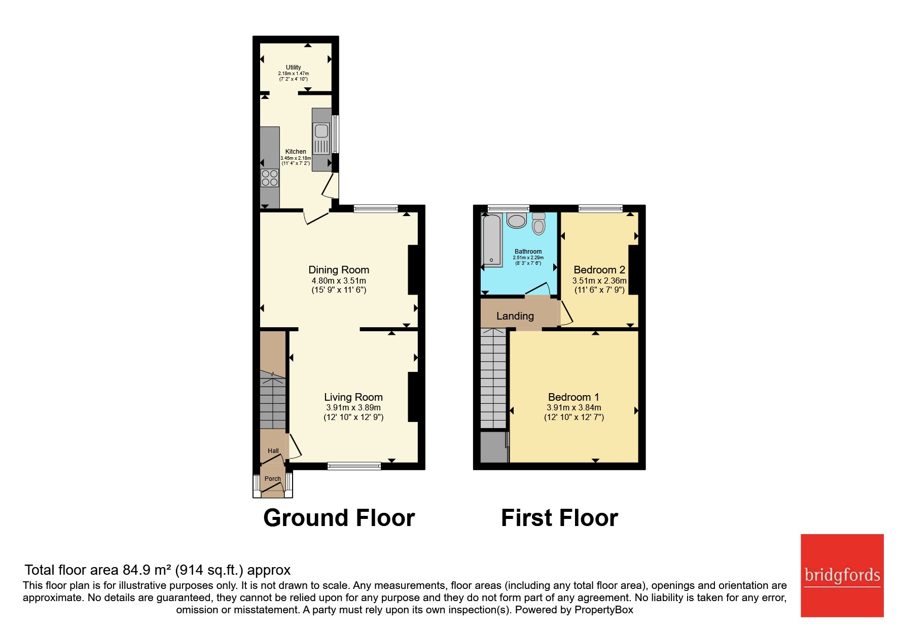 17, Ushaw Terrace, Durham floorplan