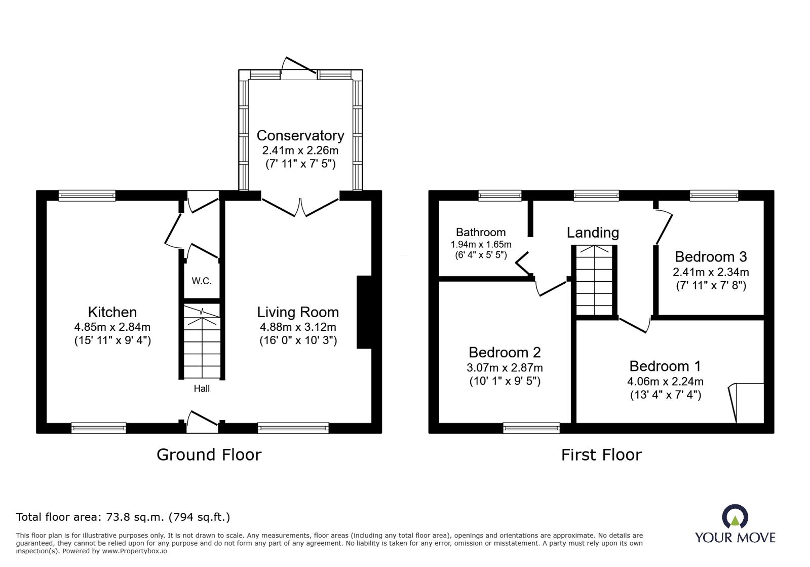 North Road, Leicestershire floorplan
