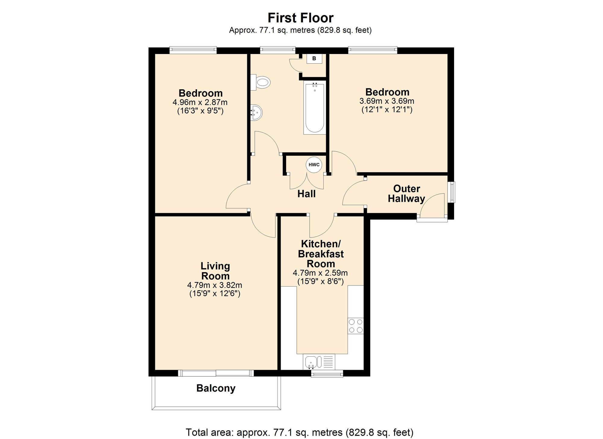 Grand Parade, Littlestone, TN28 floorplan