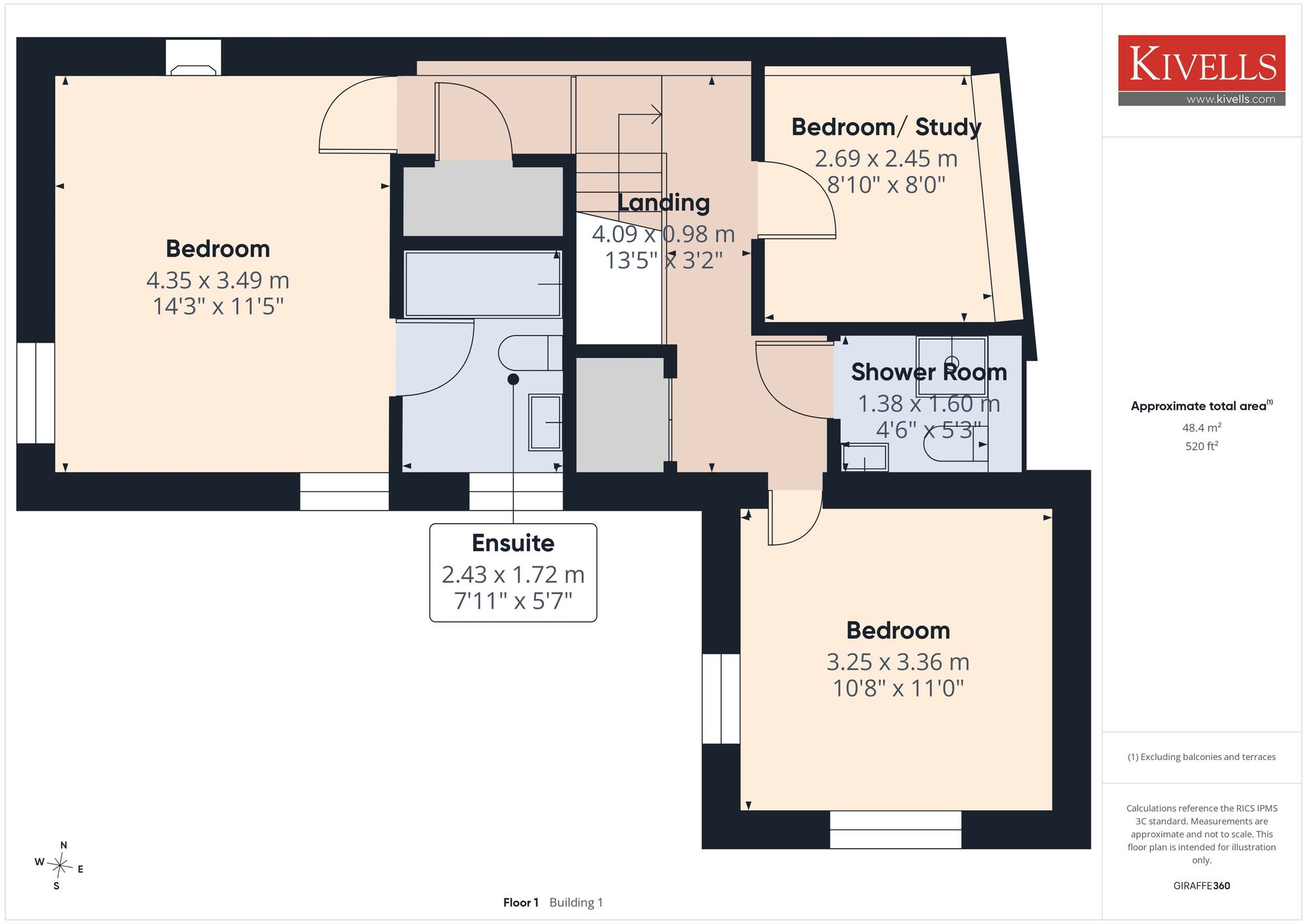 Pepperpot Cottage, Liskeard floorplan