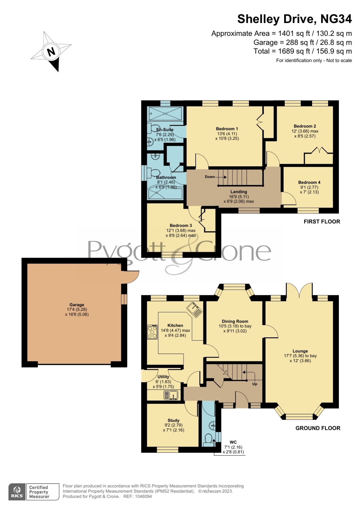 3, Shelley Drive, Sleaford floorplan