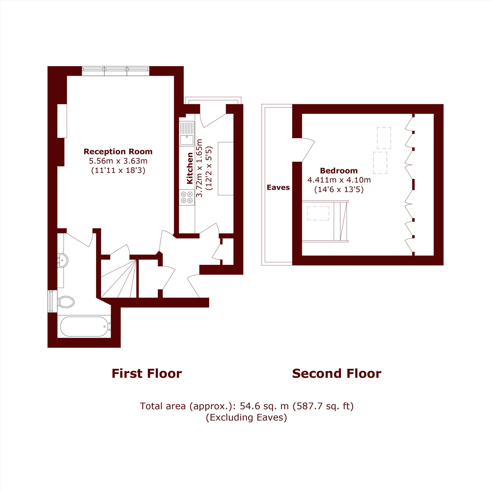 98c Melrose Avenue floorplan