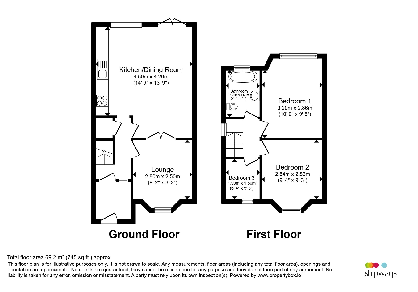 168, Wensleydale Road, Birmingham floorplan