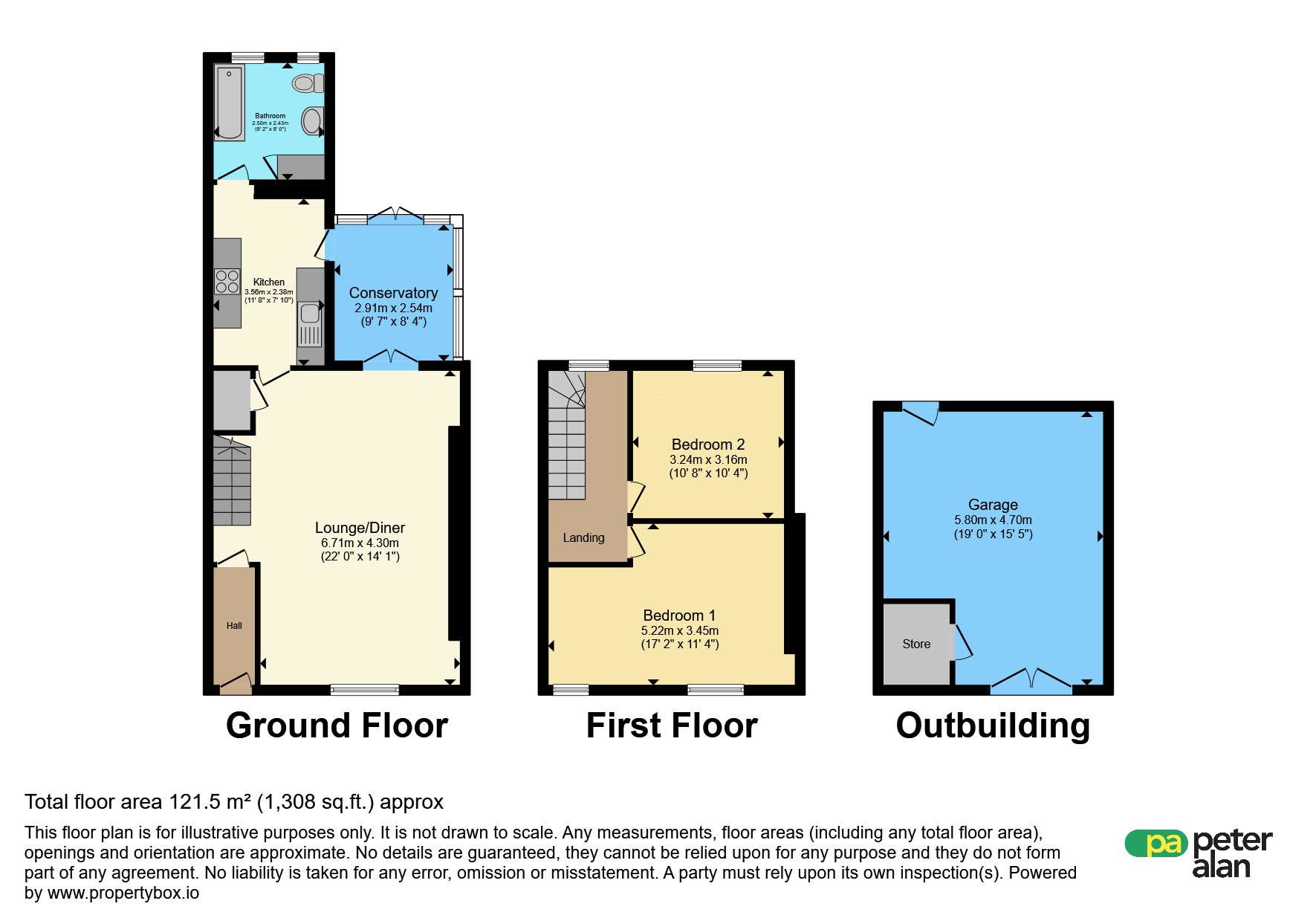 17, St. Davids Road, Ammanford floorplan