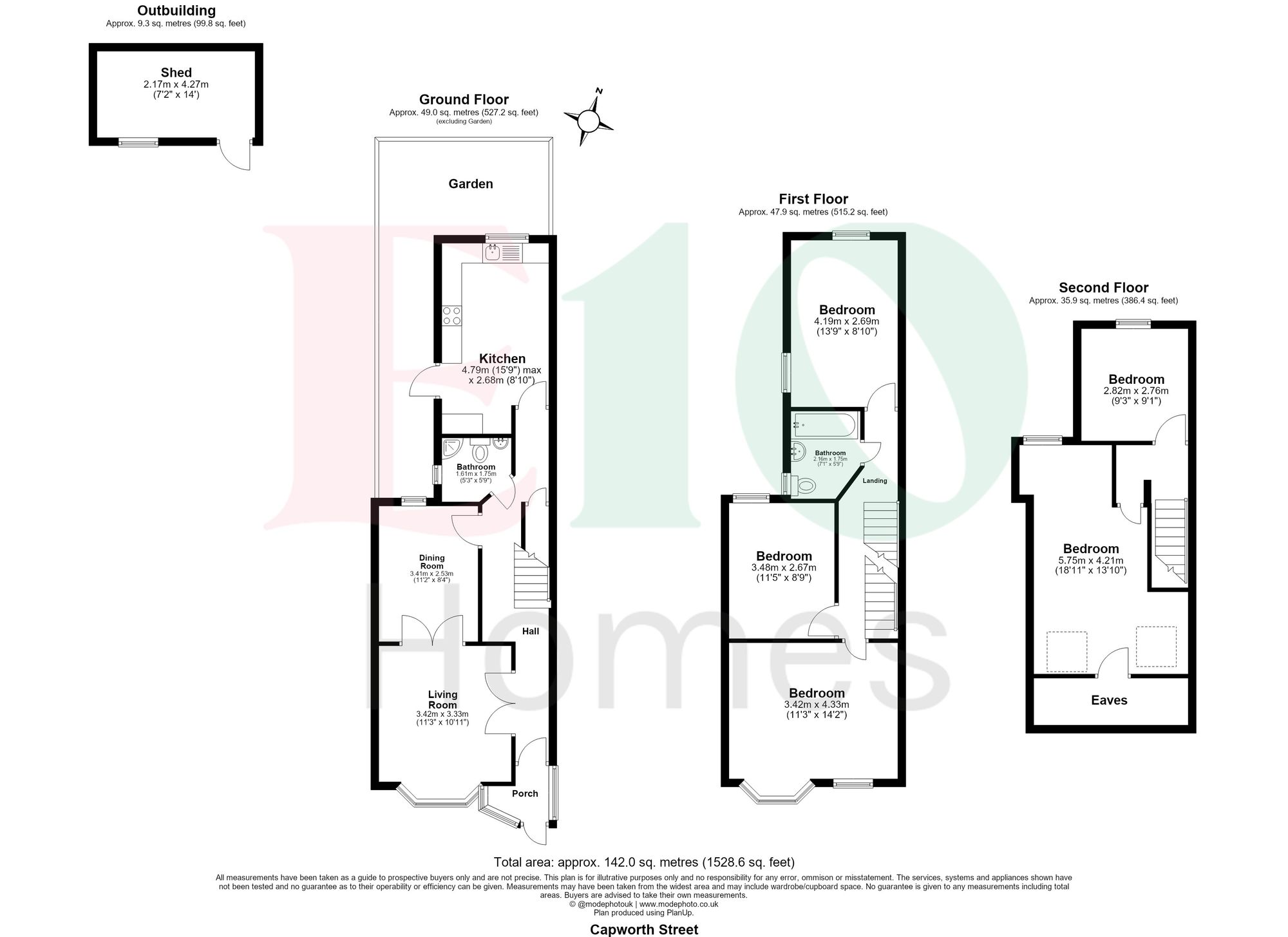 118 Capworth Street, London floorplan