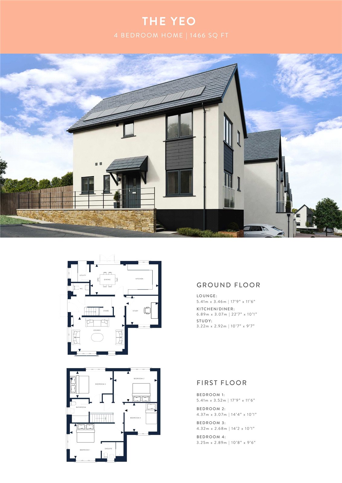Plot 13, Hollywell Meadow,, Plot 13 The Yeo, Hollywell Meadow, South Molton floorplan