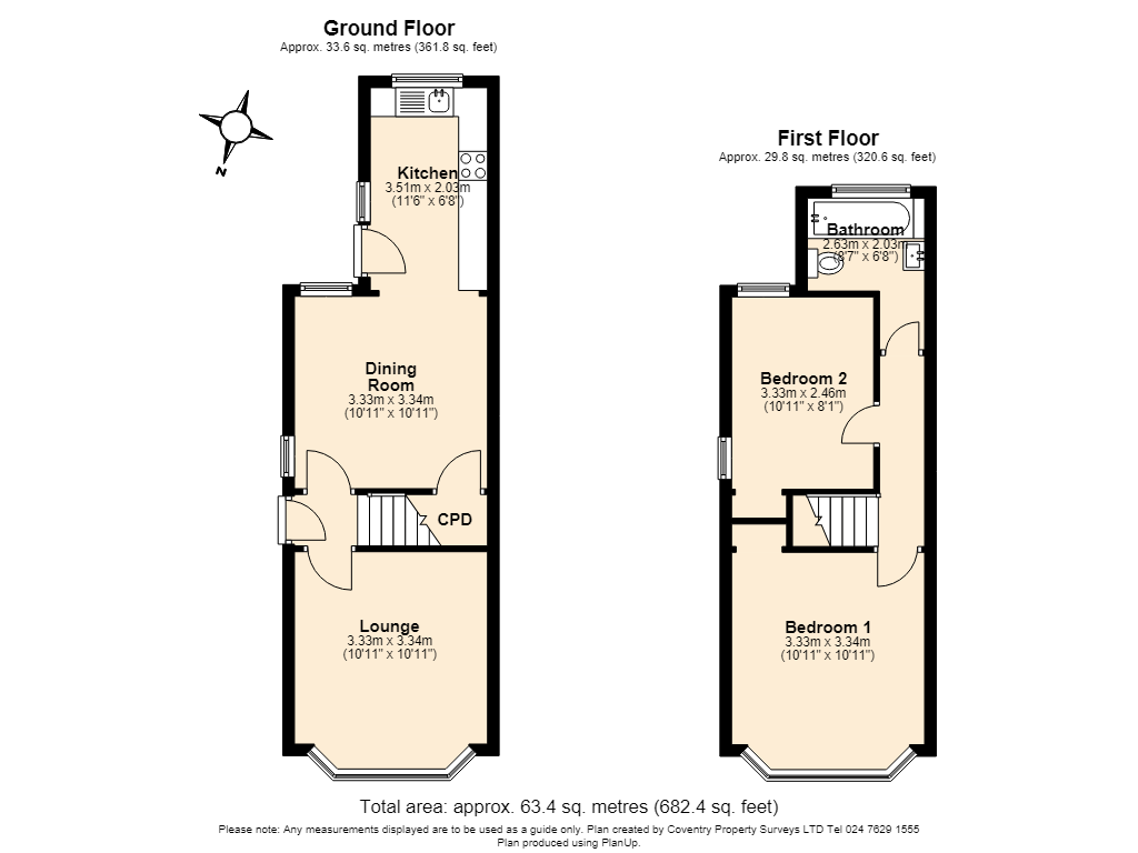 29, Lime Tree Avenue, Coventy floorplan