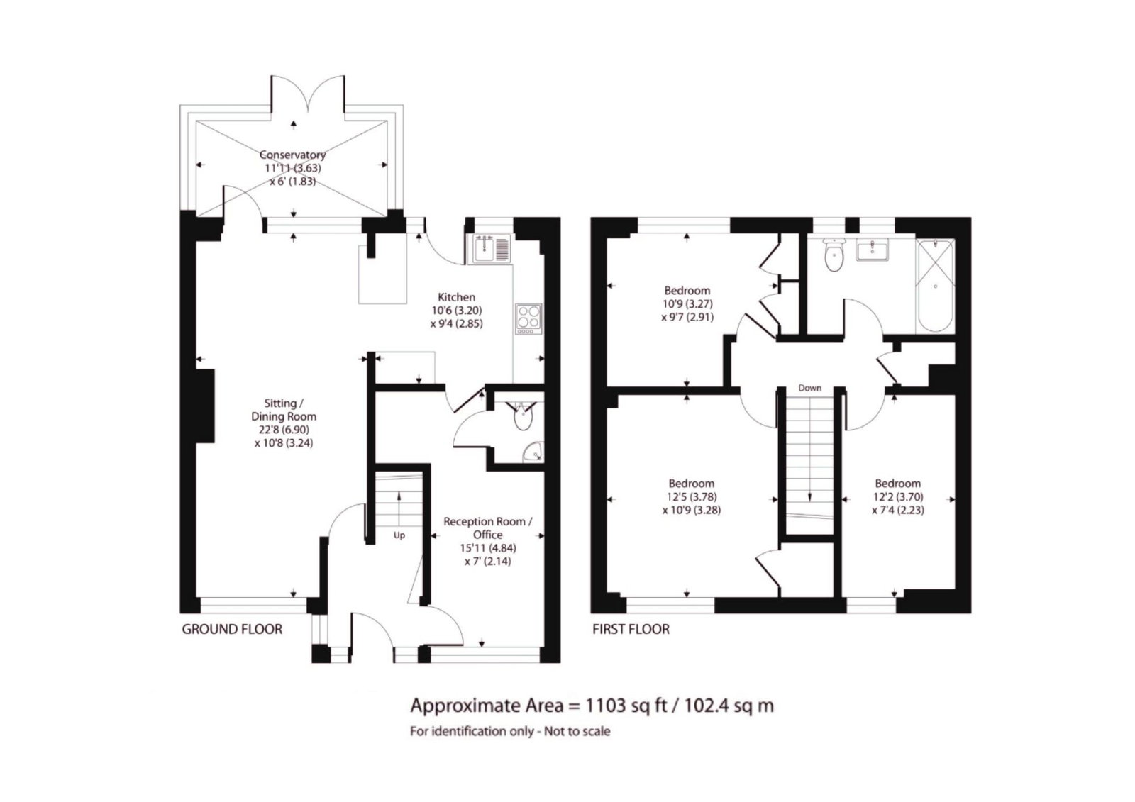 6, Fiona Close, Winchester floorplan
