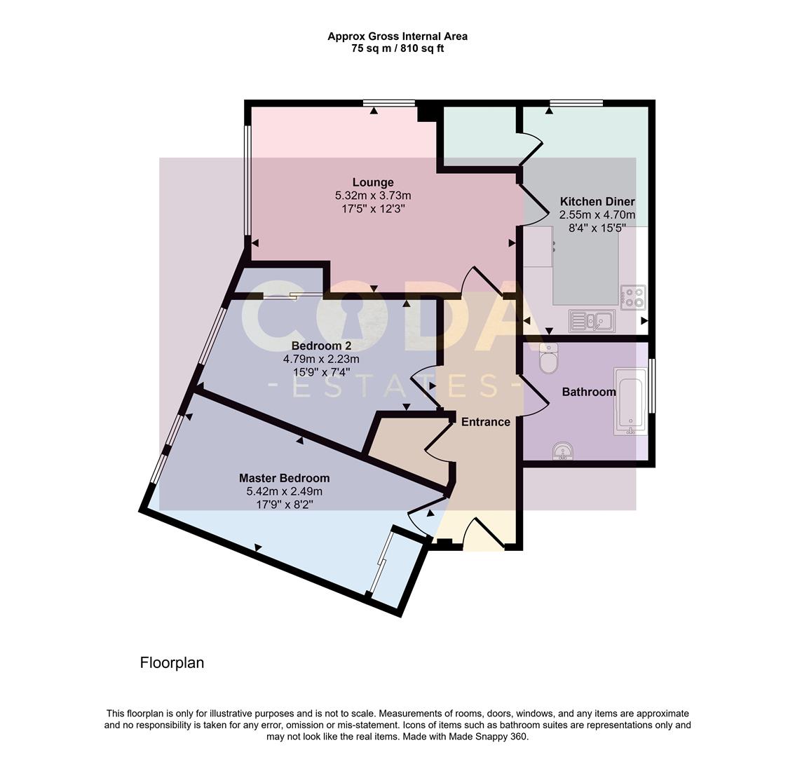Niven Street, Glasgow floorplan