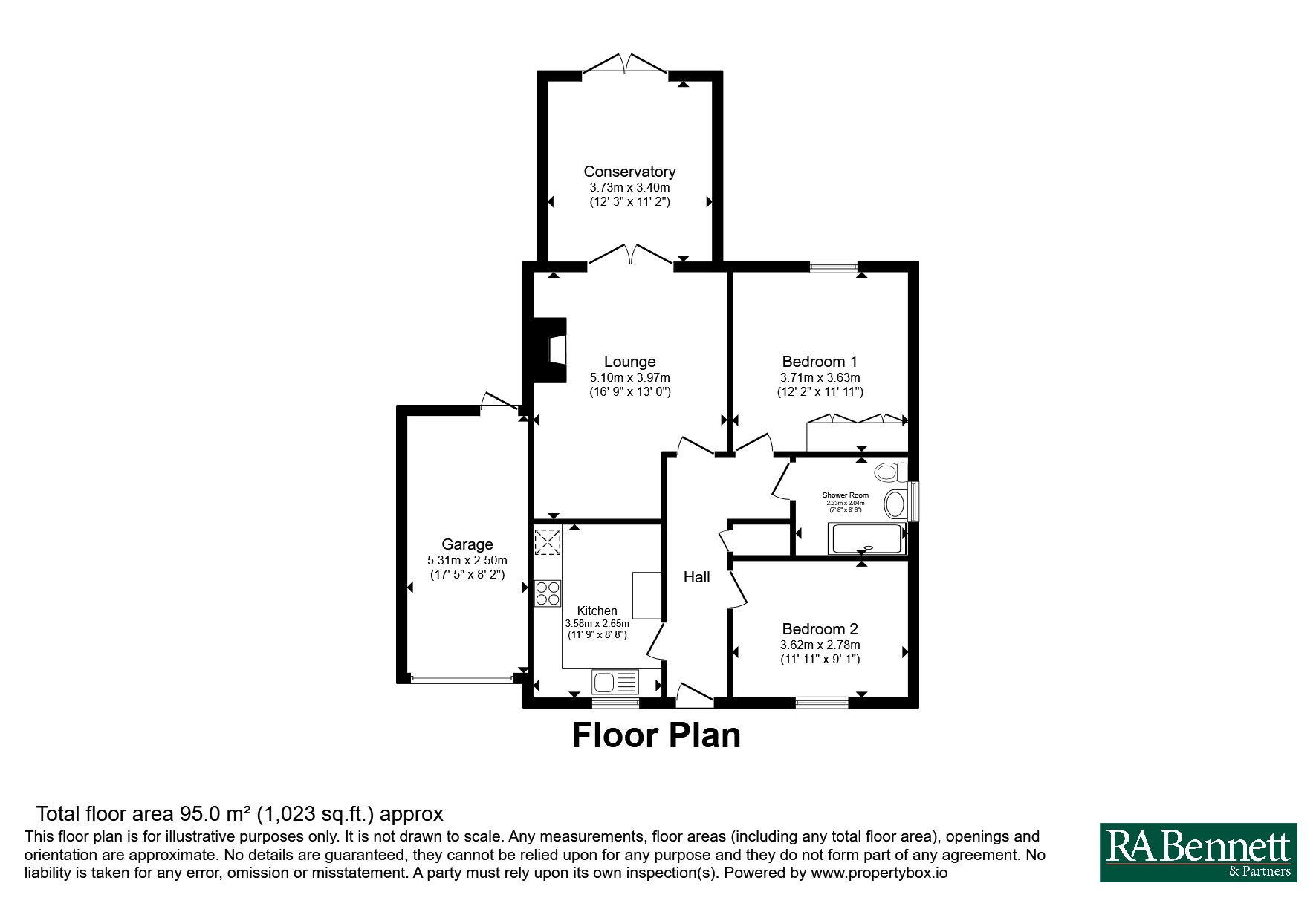 14, Woodward Court, Stratford-upon-Avon floorplan