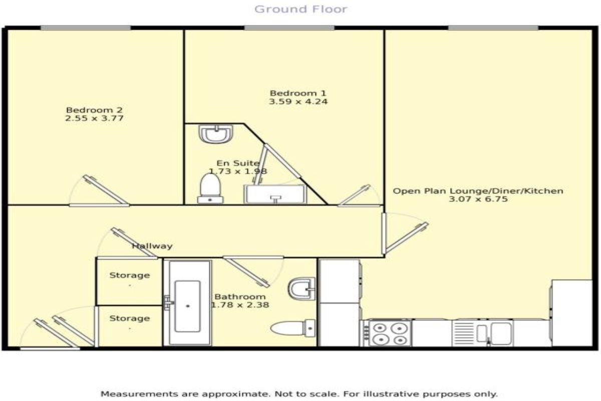 2 Bedrooms Flat to rent in Oakwood Drive, Worsley, Manchester M28