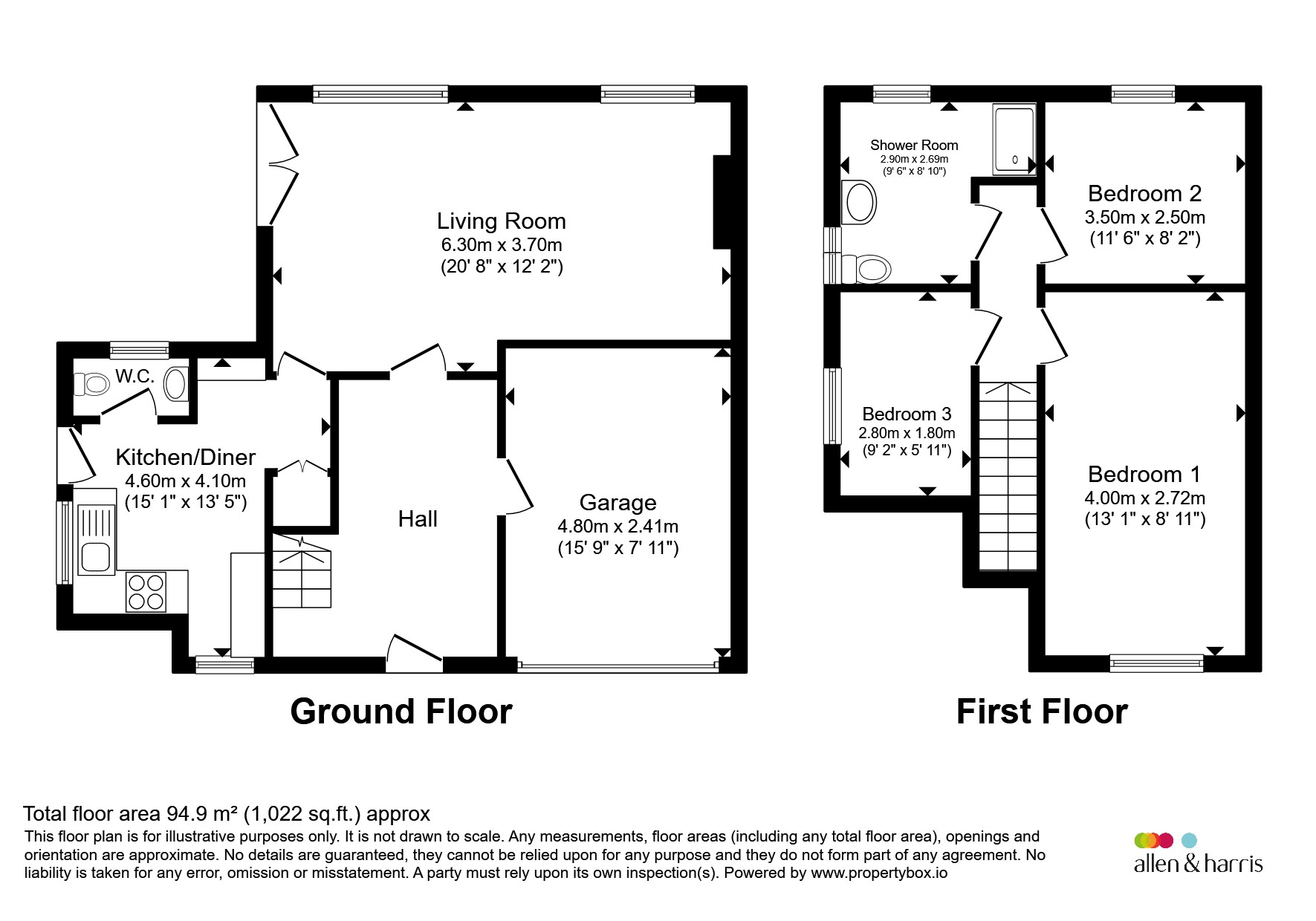 1, Malthouse Close, Swindon floorplan
