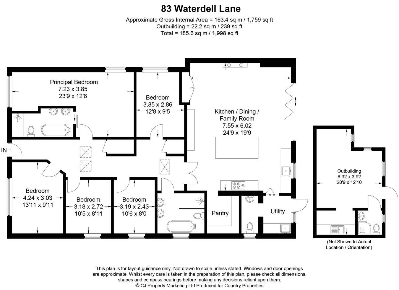 83, Waterdell Lane, Hitchin floorplan