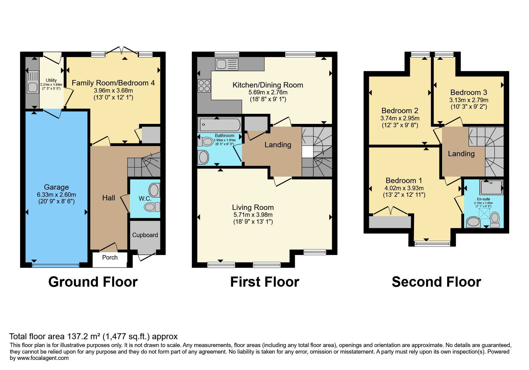 17, Victoria Mews, Crawley floorplan