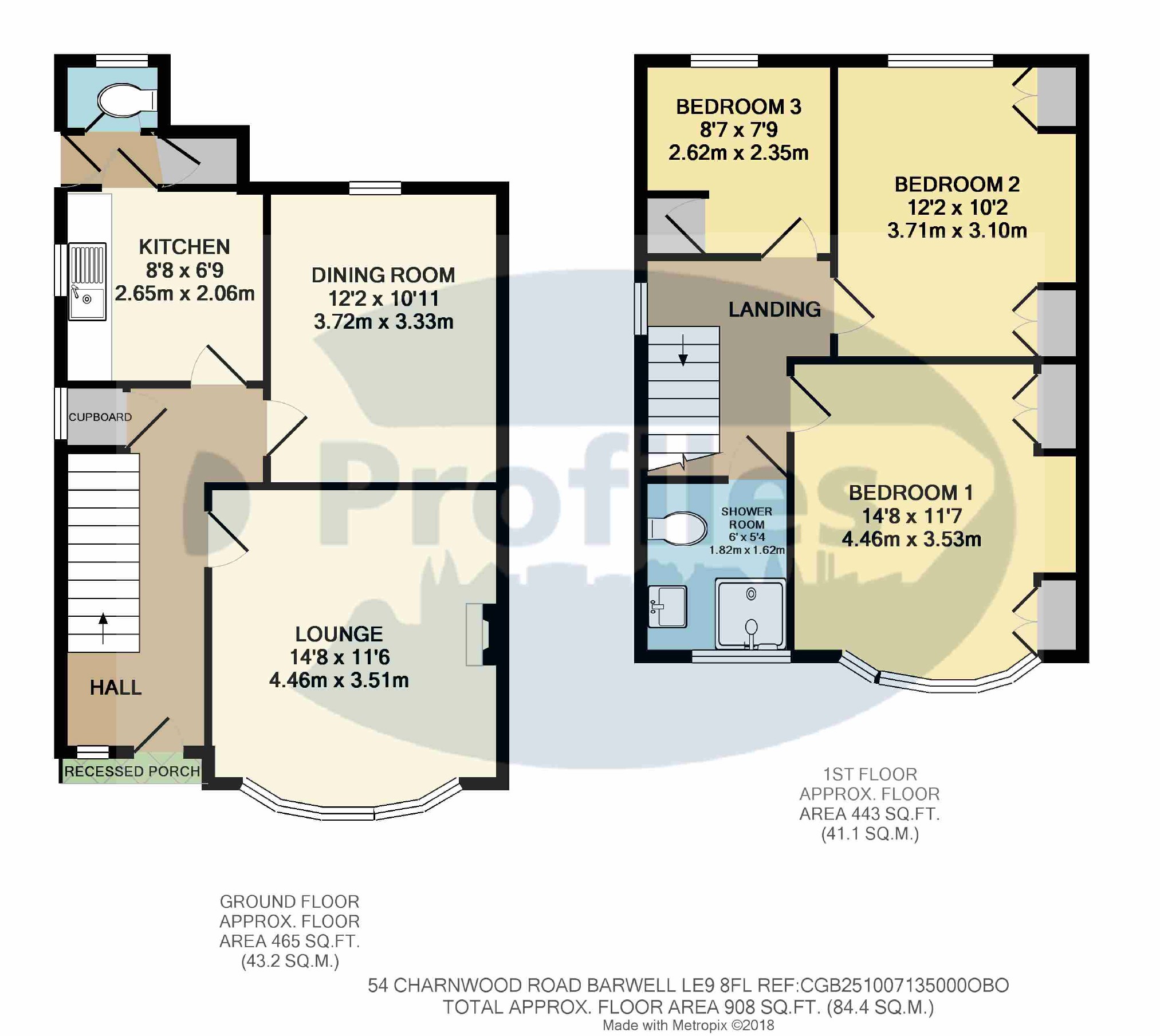 3 bed semidetached house for sale in Charnwood Road, Barwell