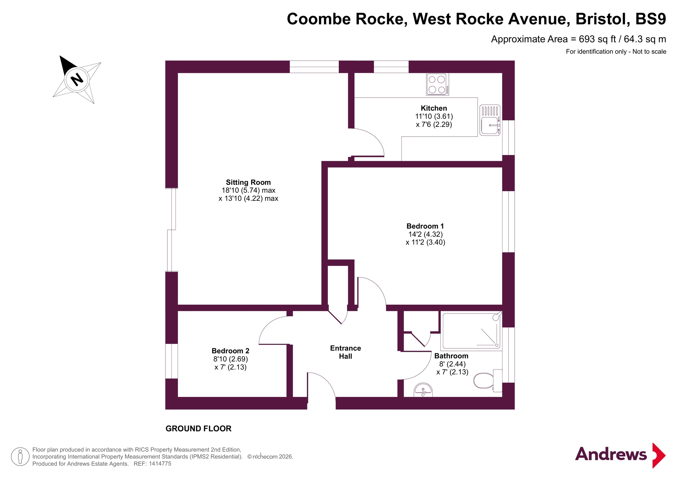 9, Coombe Rocke, Bristol floorplan