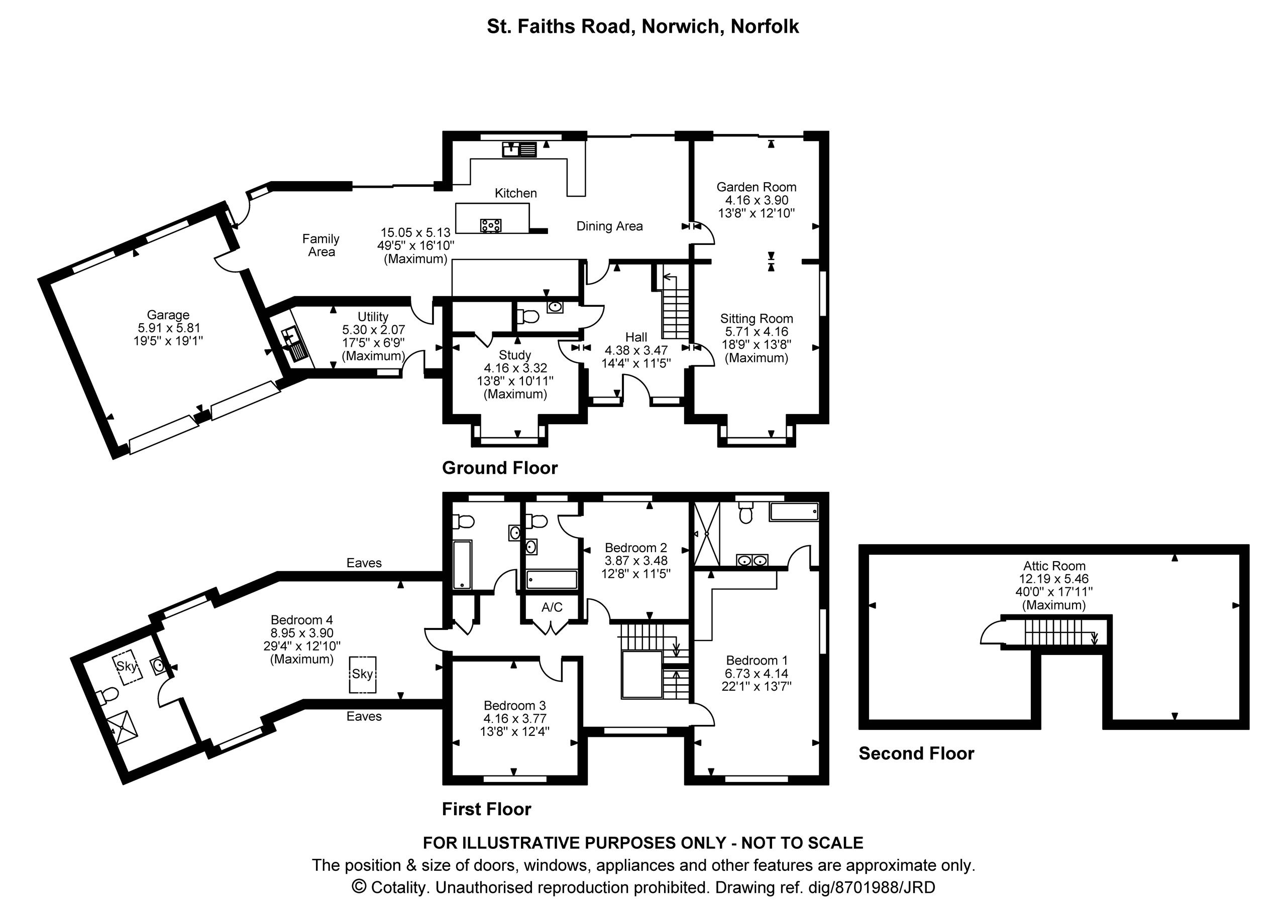 St. Faiths Road, Norwich floorplan