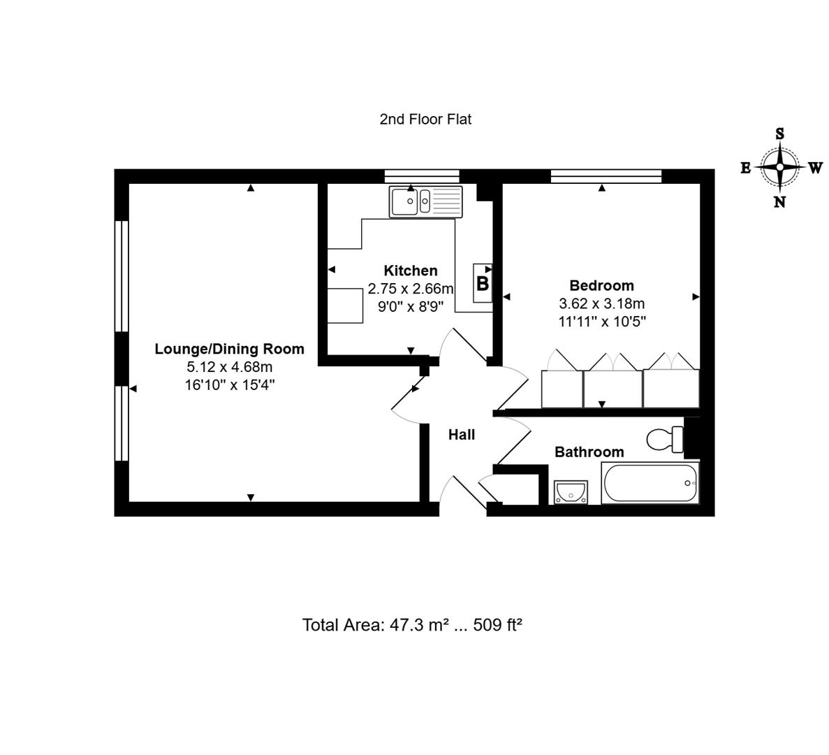 28, Greenacre Court, Englefeld Green floorplan