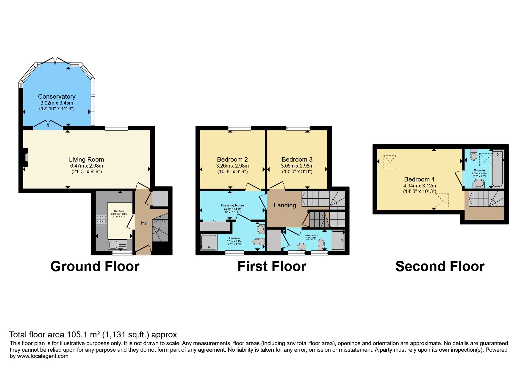 3, Whitehall Court, Nottingham floorplan