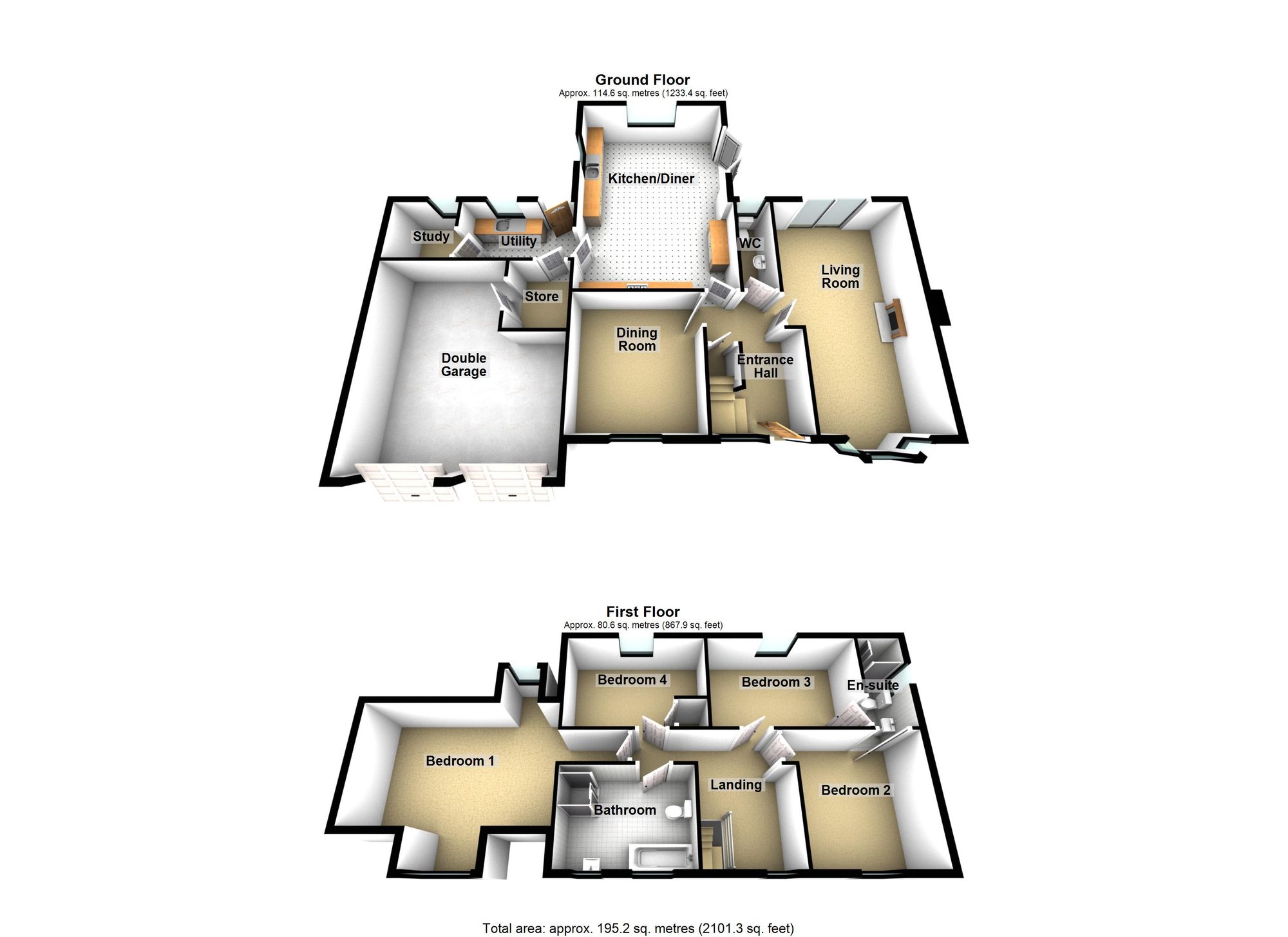 18 Westmoreland Close, Doncaster floorplan