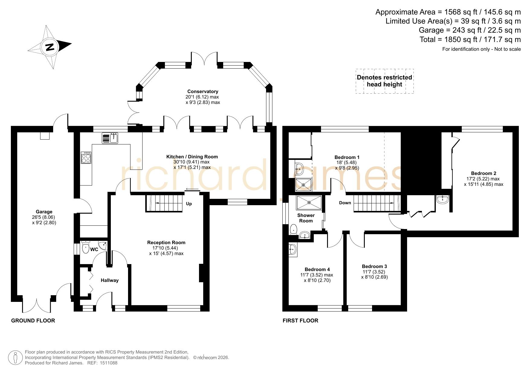15, Fairlawn, Swindon floorplan