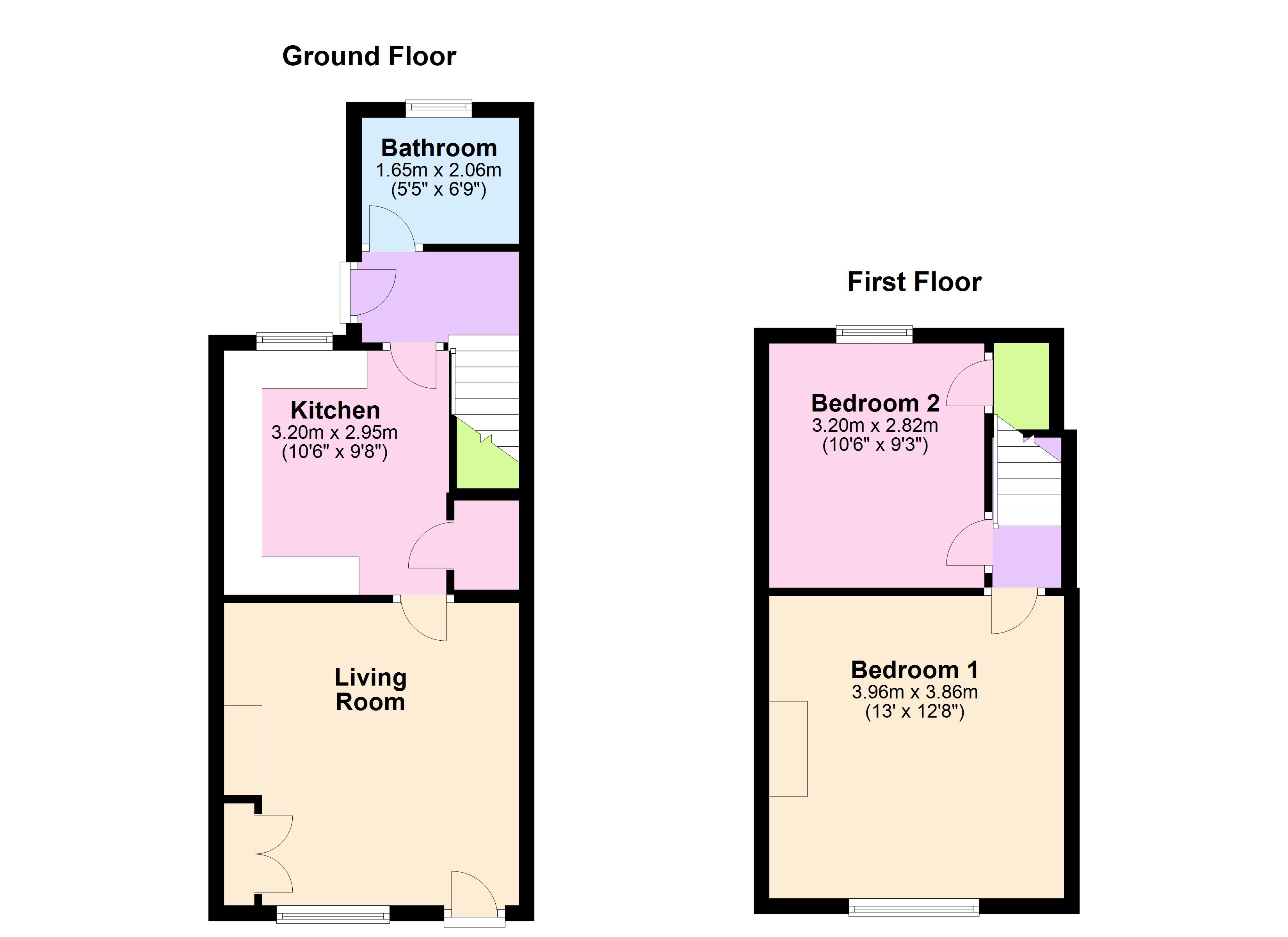 2 Bedrooms Terraced house for sale in Hipper Street West, Chesterfield S40