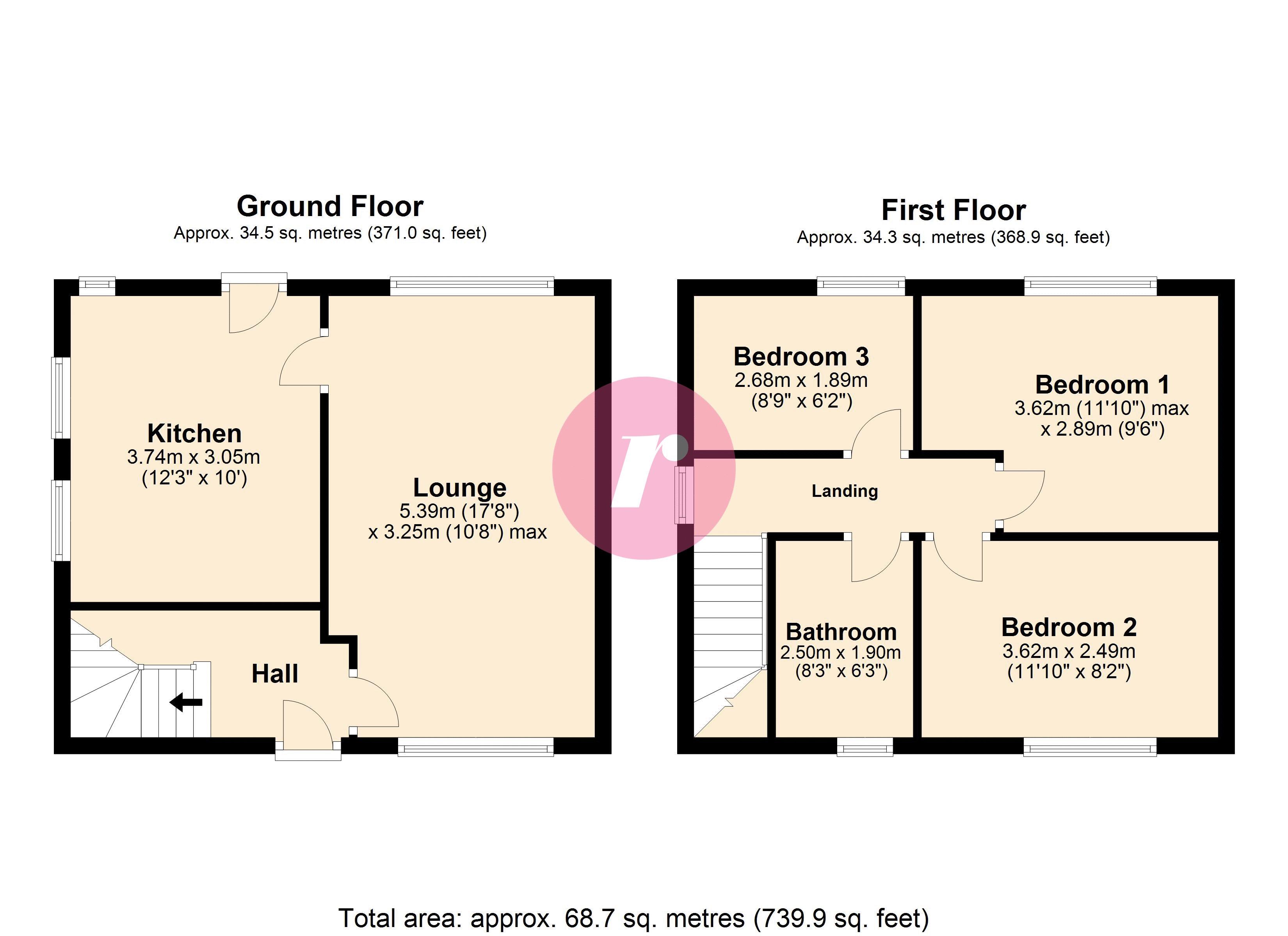 13, Birch Avenue, Rochdale floorplan