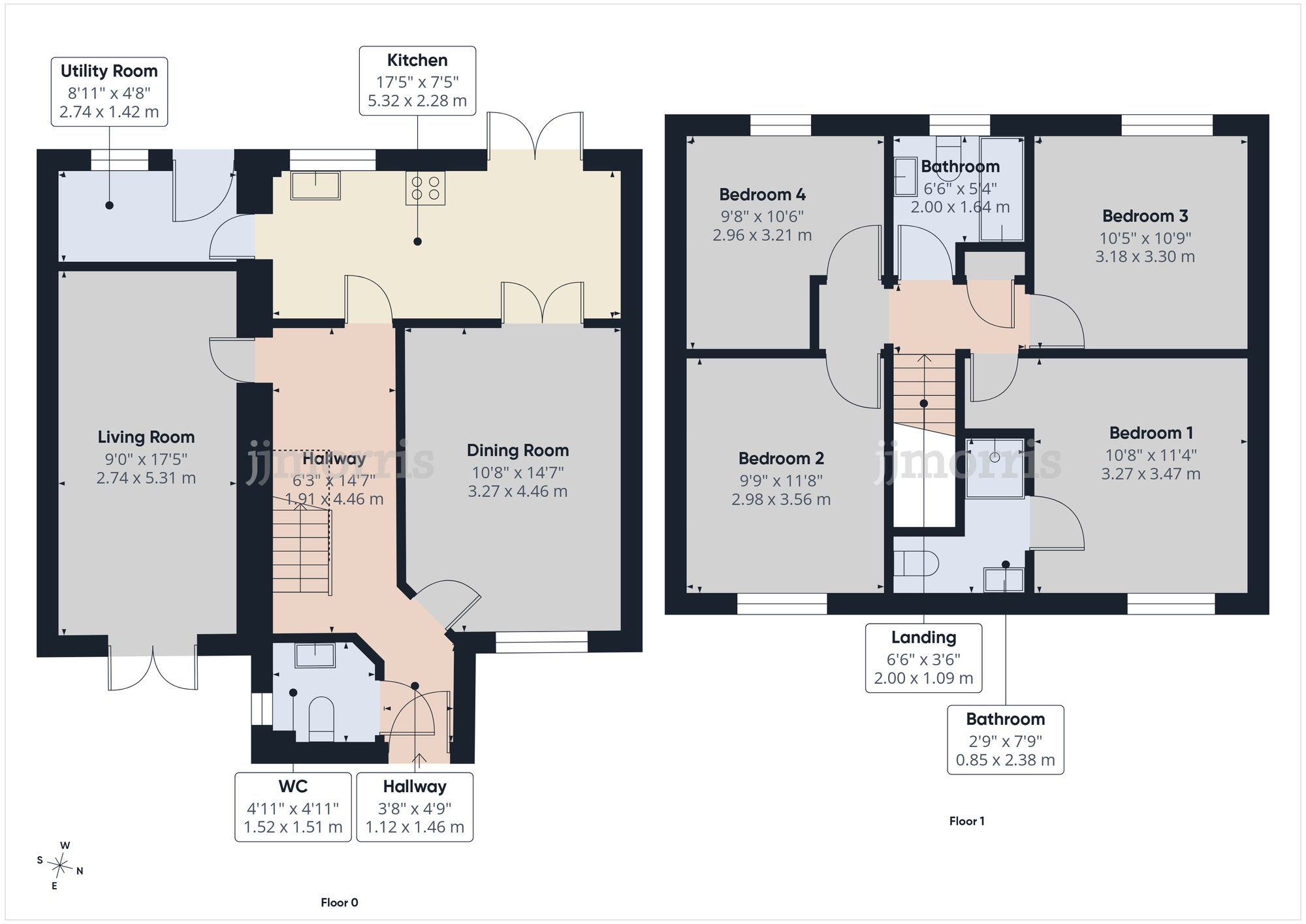 41 Tudor Gardens, Haverfordwest floorplan