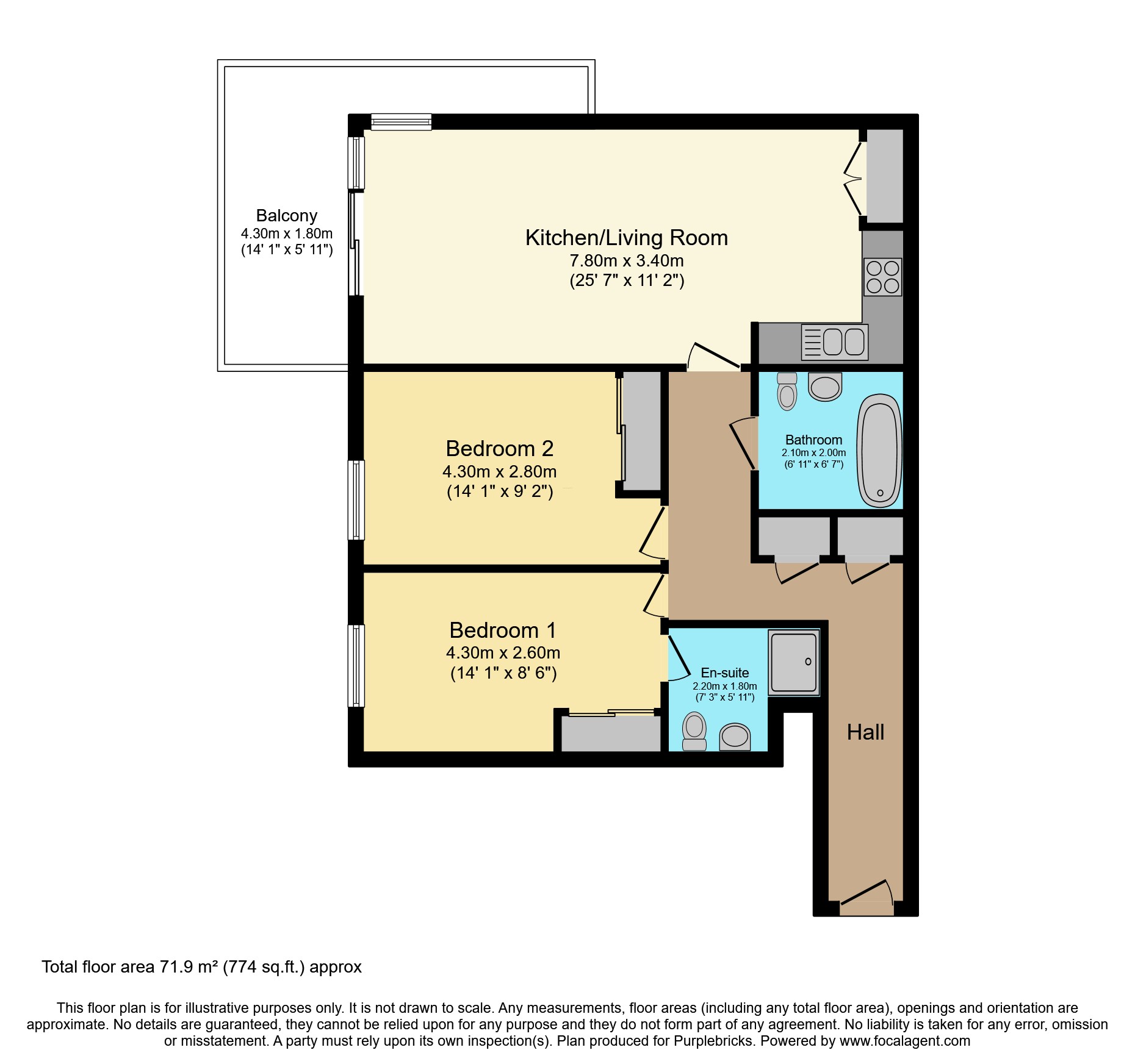 Metropolitan Station Approach, Watford WD18, 2 bedroom flat for sale