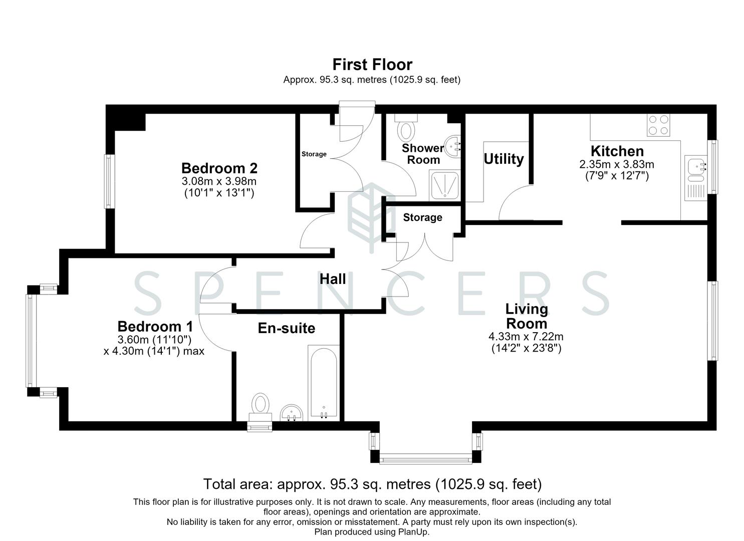 28 Southampton Road, Lymington floorplan