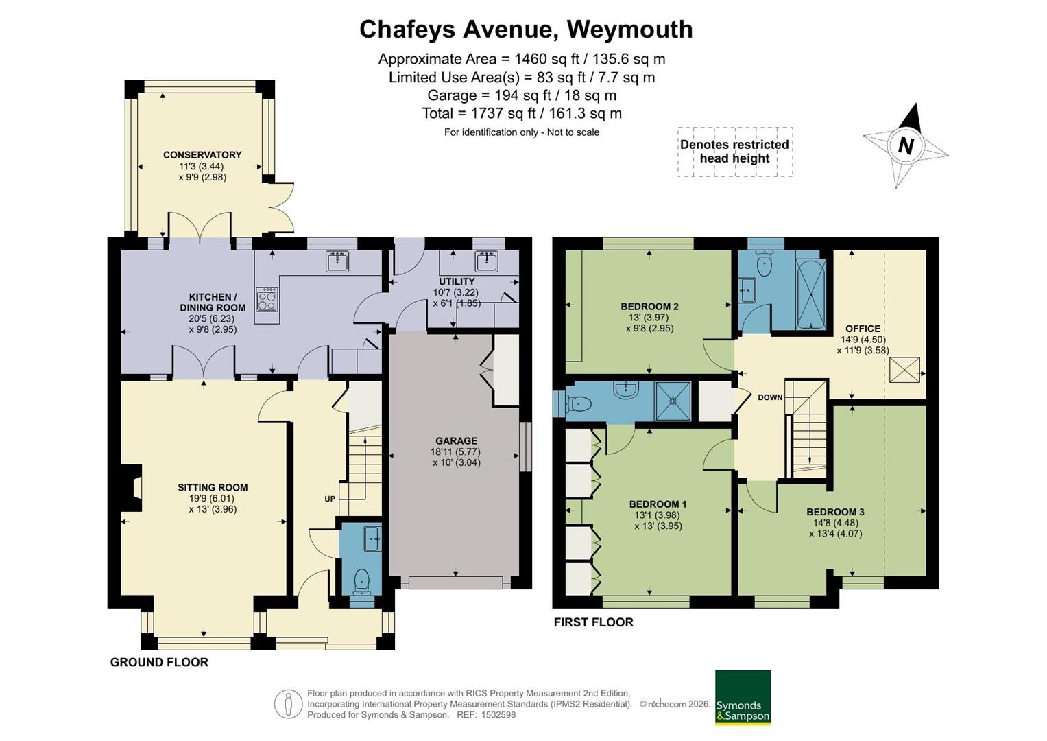 80A, Chafeys Avenue, Weymouth floorplan