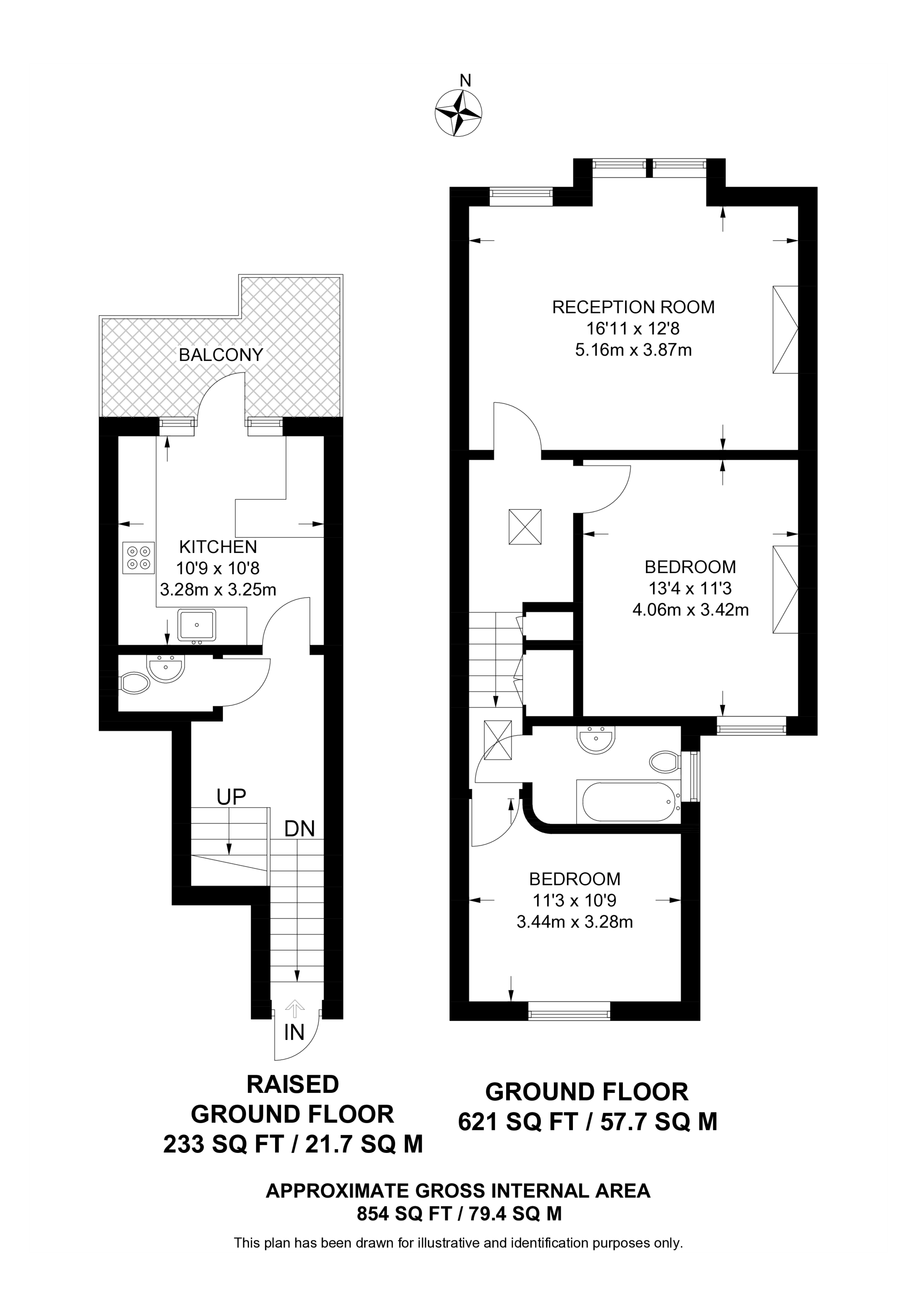 Hillfield Park, Muswell Hill floorplan